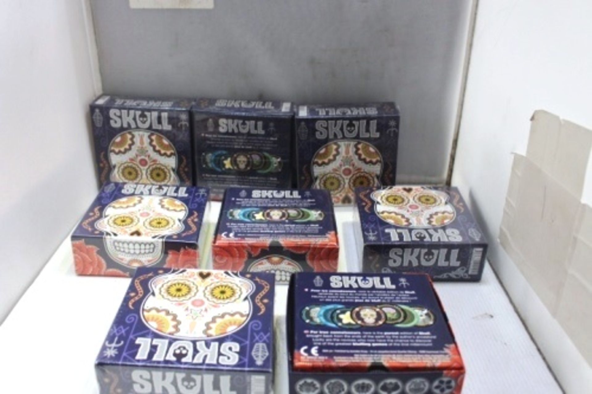 8 x Skull Card Games by Herve Marly - Sealed new in box (C11A)