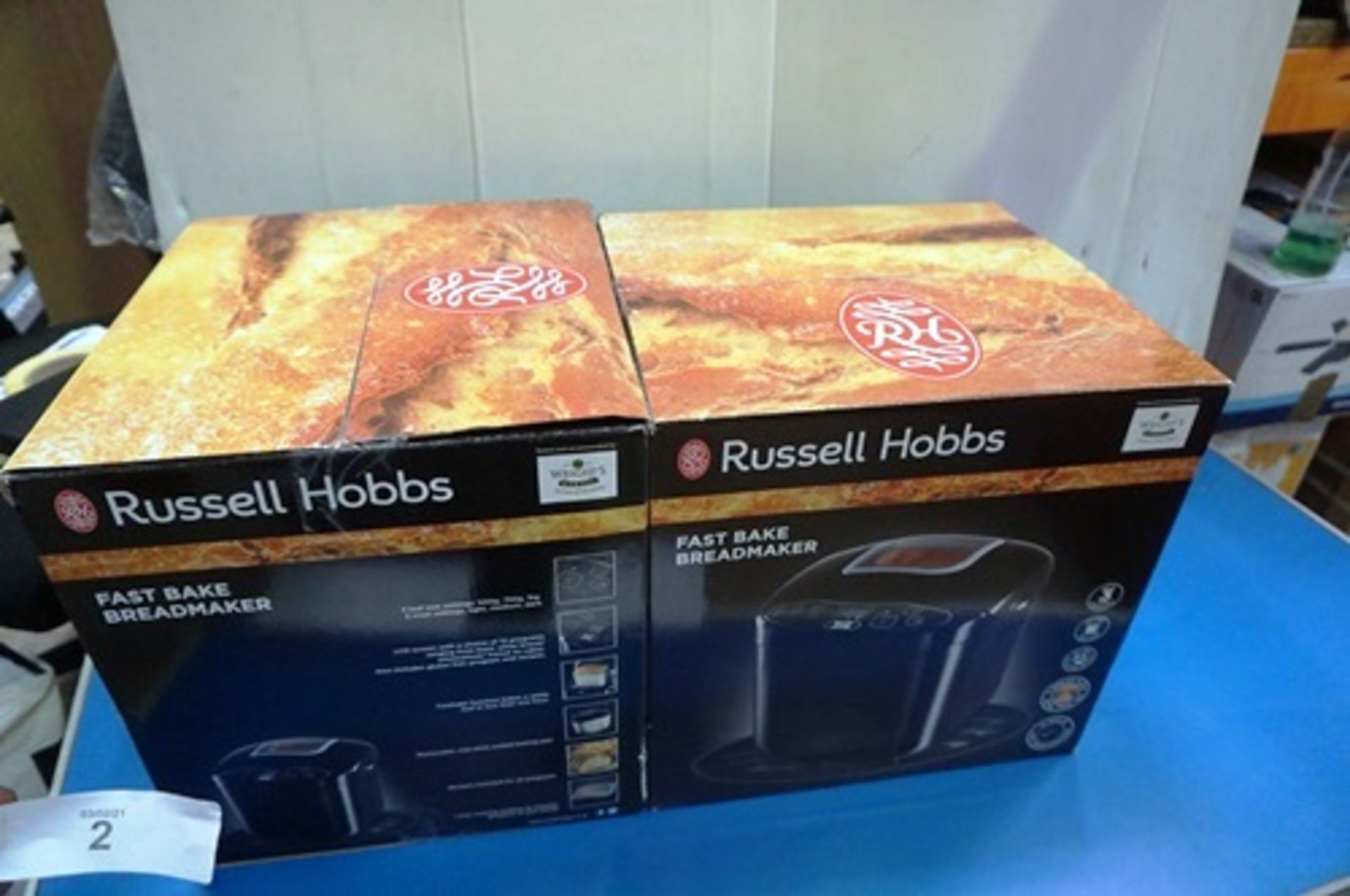 2 x Russell Hobbs Fast Bake bread makers, model 23620 - New in box (ES7) - Image 2 of 2