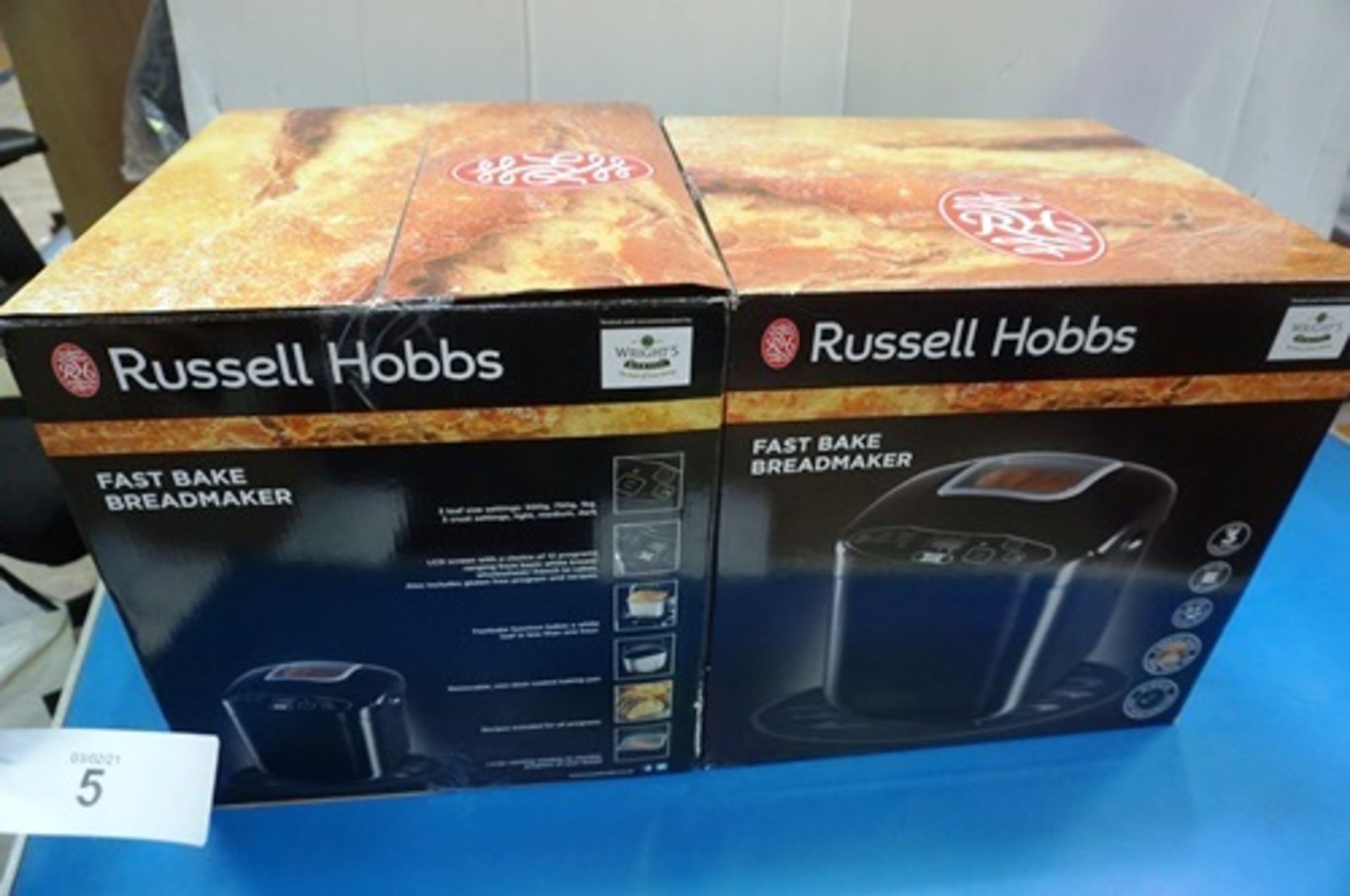 2 x Russell Hobbs Fast Bake bread makers, model 23620 - New in box (ES7) - Image 2 of 2
