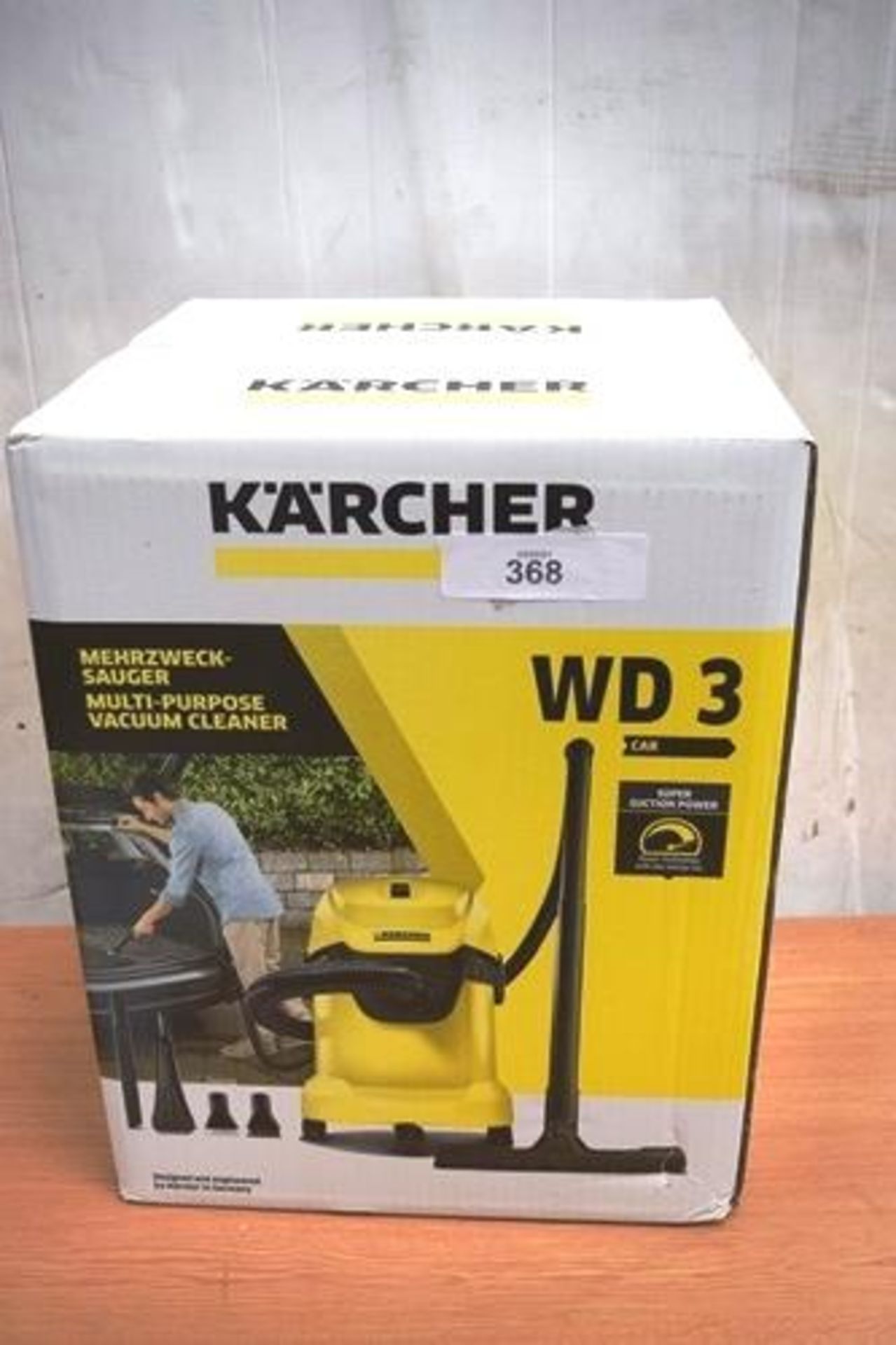 1 x K'Archer car multipurpose vacuum, model WD Car3, P.N. 1.629-817.0, 220 - 240V - New in box (