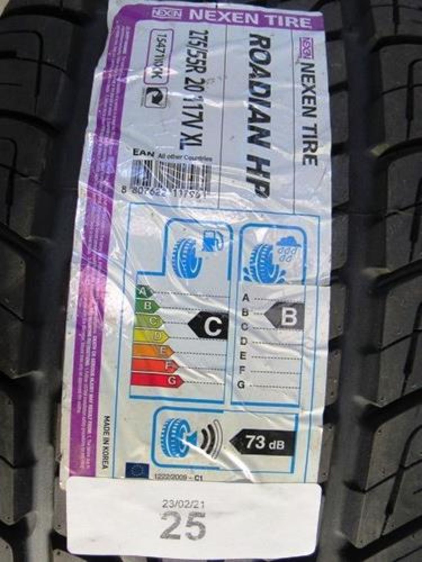 1 x Nexen Roadian HP tyre, size 275/55R20 117V XL - New with label (GS2)