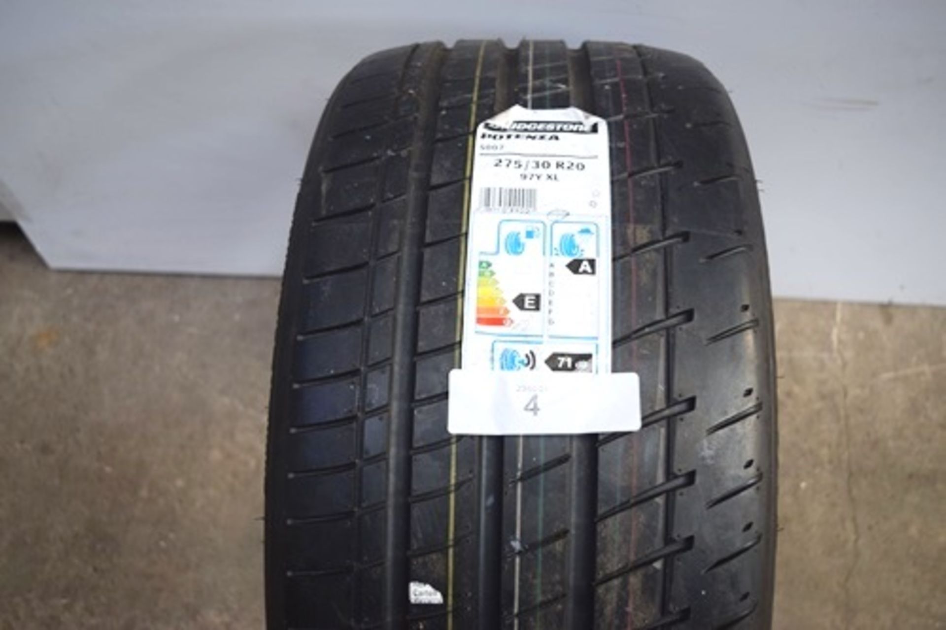 1 x Bridgestone Potenza S007 tyre, size 275/30R20 97Y XL - New with label (GS1)