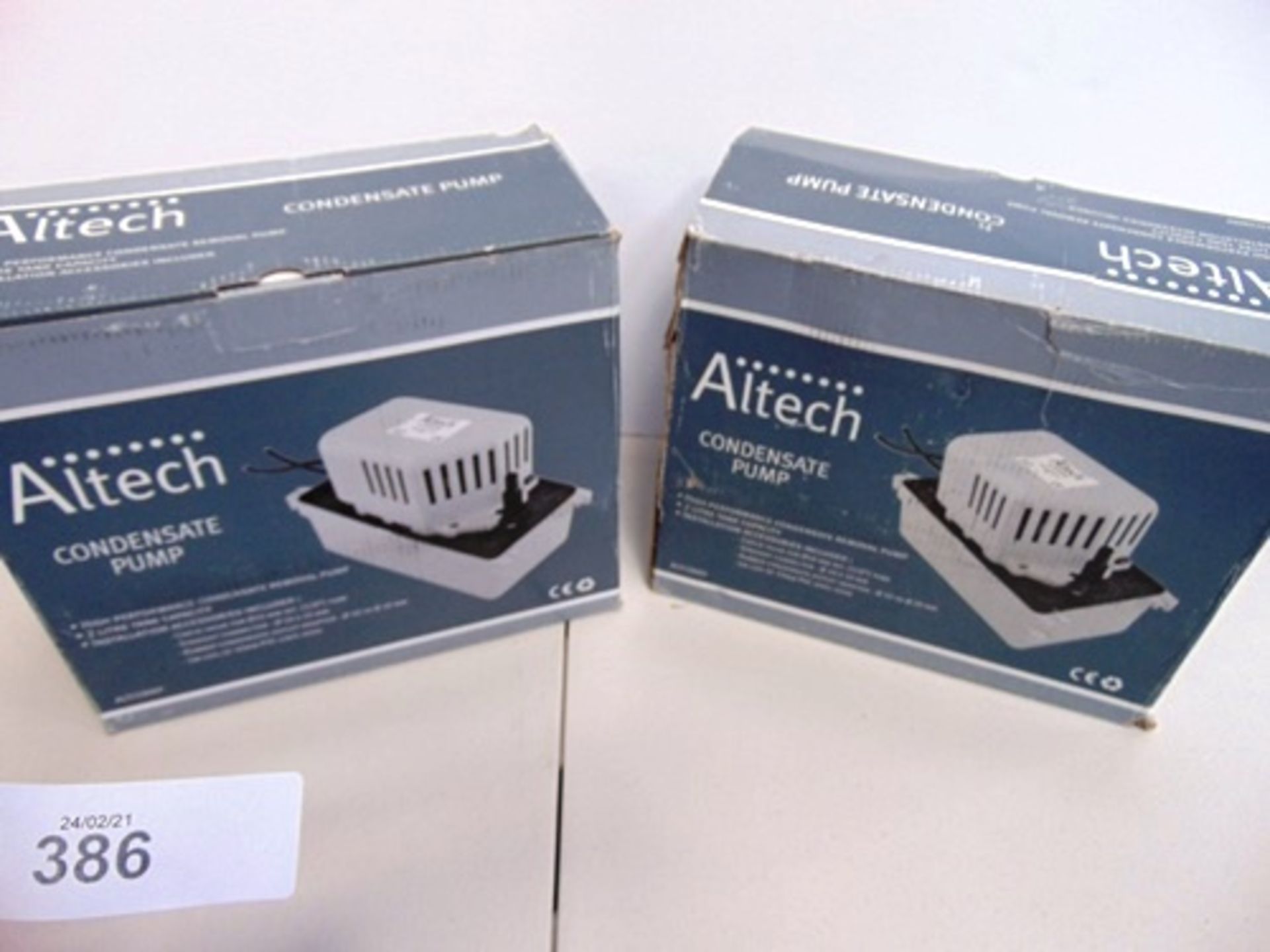 2 x Altech condensate pump, model Altconrp - New in box (GS25)