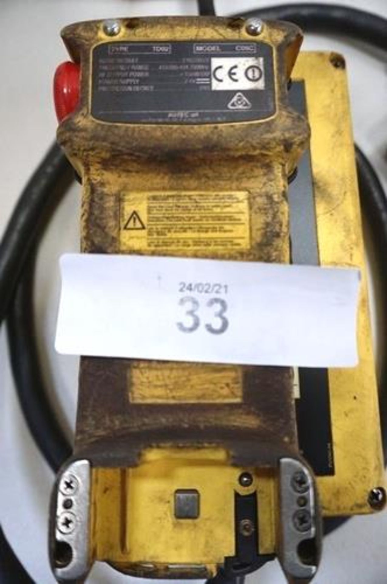 An Autec radio remote control unit, comprises receiver unit, controller, no battery, untested - - Image 5 of 5