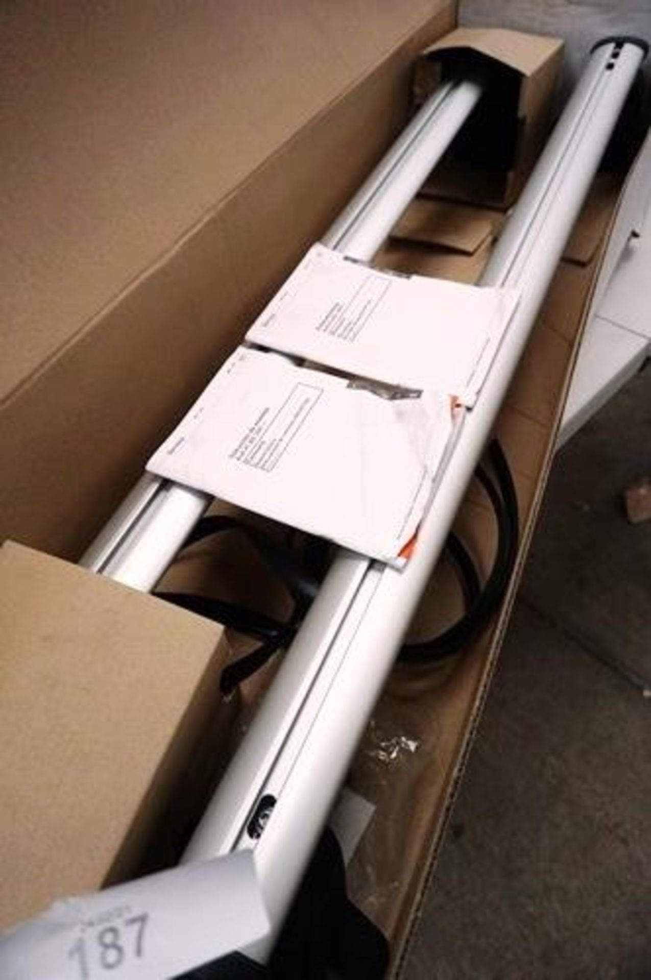 A pair of branded Audi A1, 2011 onwards, roof bars - New in box, box open (GS16)