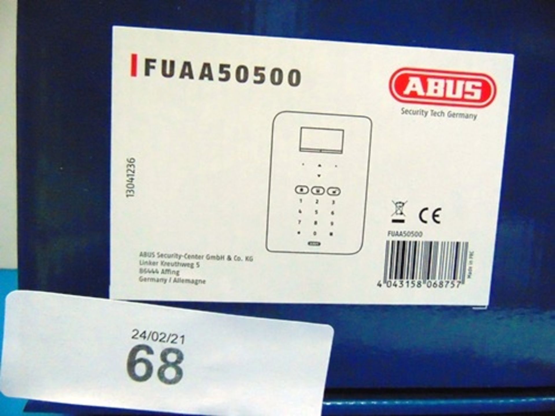 Abus Secvest touch wireless alarm system, model FUAA50500, control panel only - Sealed new in box ( - Image 2 of 3