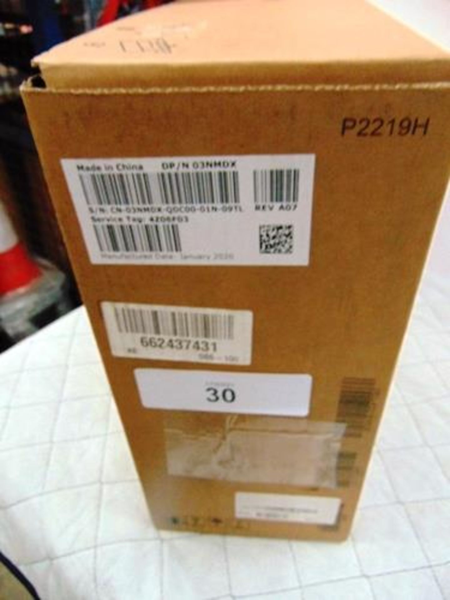 1 x Dell 22" monitor, model P2219H - Sealed new in box (ES2)