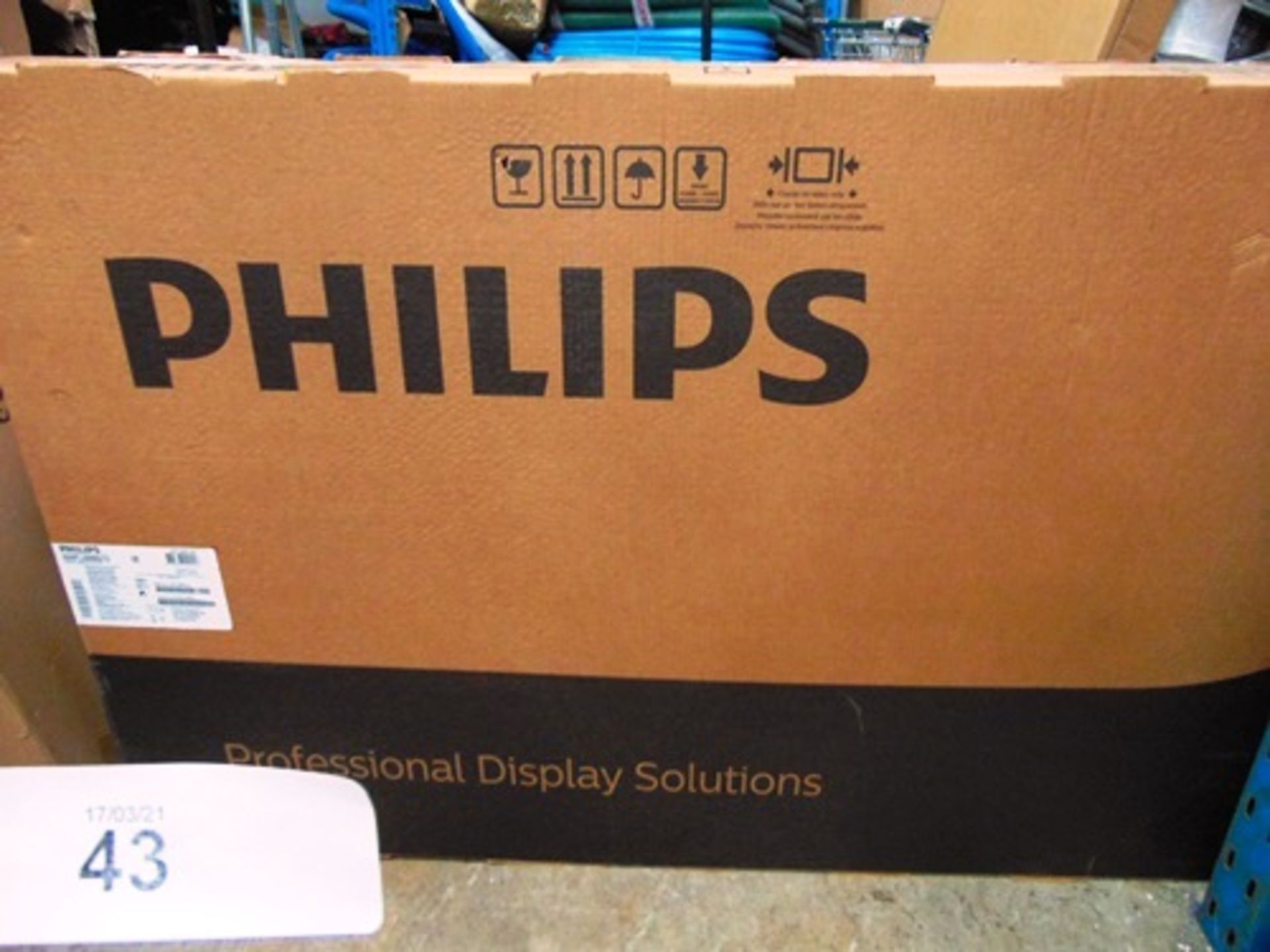 1 x Philips 55" TV, model 55HFL2899S/12 - New in box (ES3end)