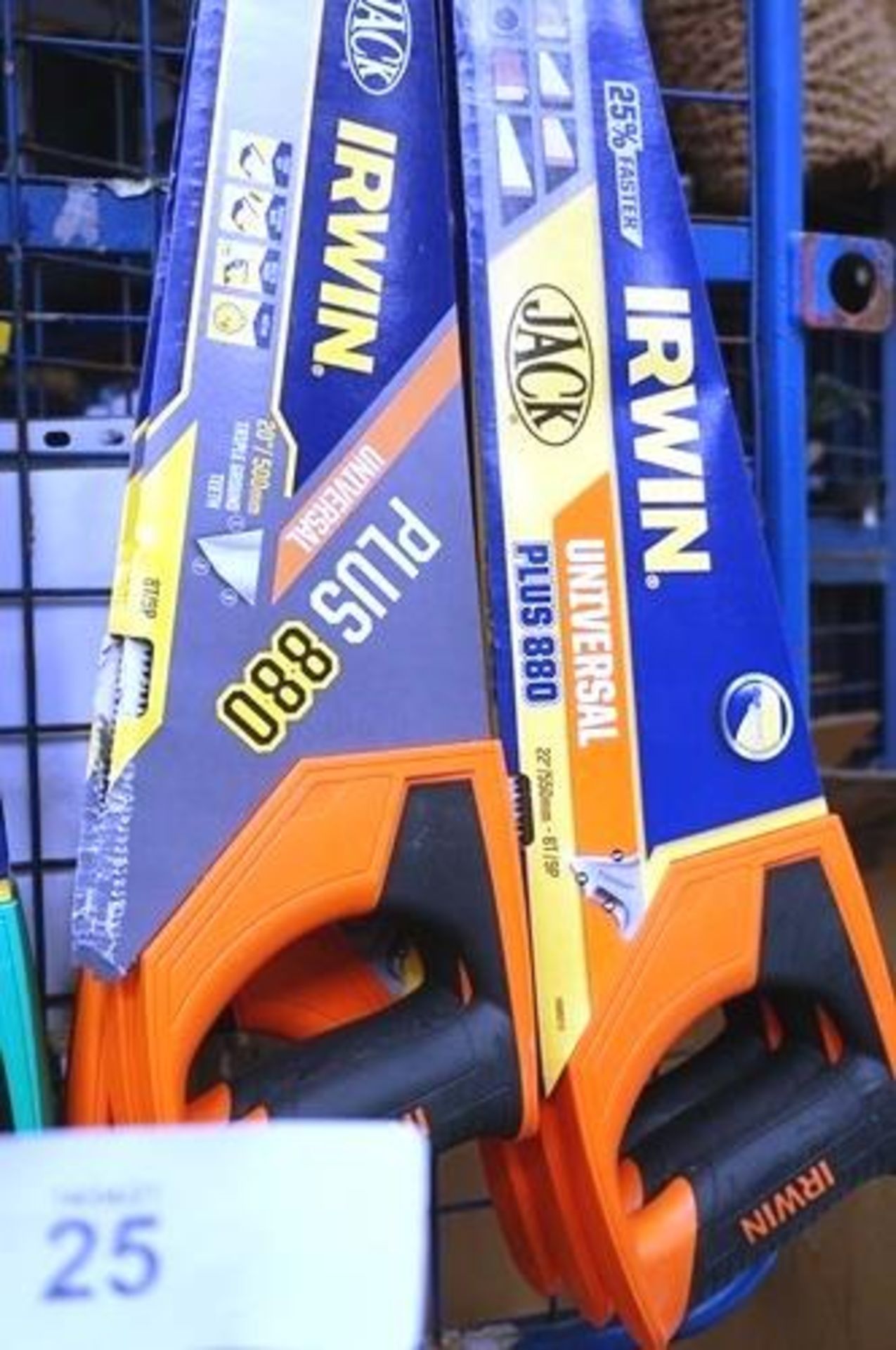 10 x Irwin handsaws including Universal Plus 880, Coarse Plus 770, together with 1 x Bahco 244+ - Image 2 of 3