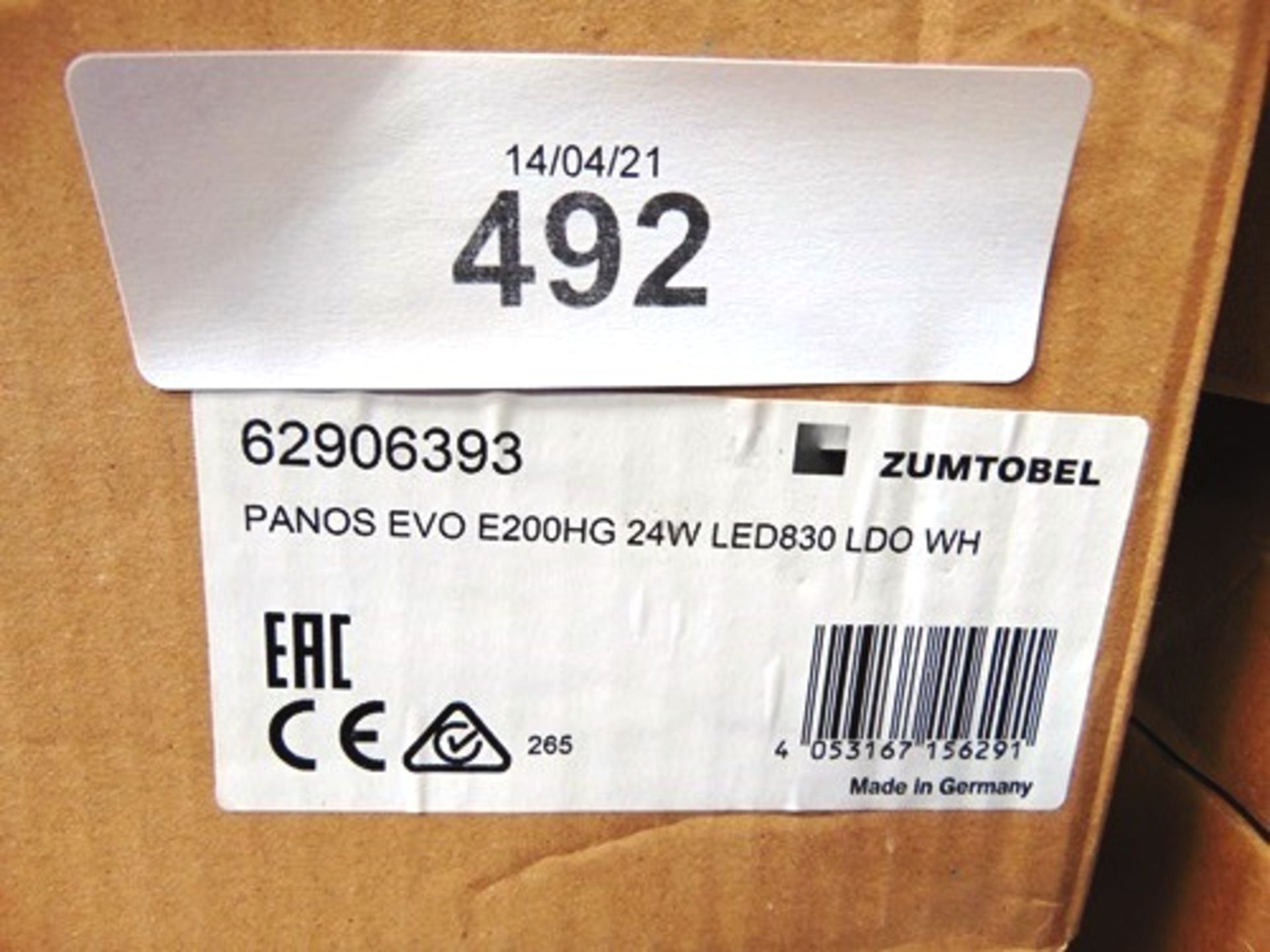 Zumtobel products including 3 x Pure Sign 150 AW NT3, 3 x Panos Evo E200HG, 24W LED 830 LDO - Image 2 of 8
