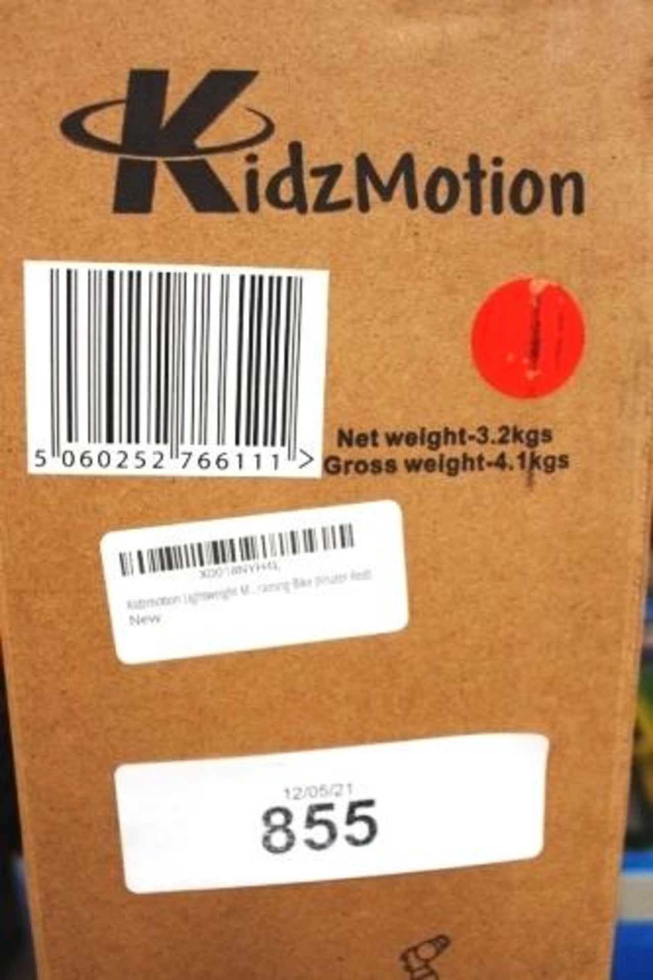 2 x Kidz Motion Kruzer red magnesium alloy balance bike - New in box (GS36A)