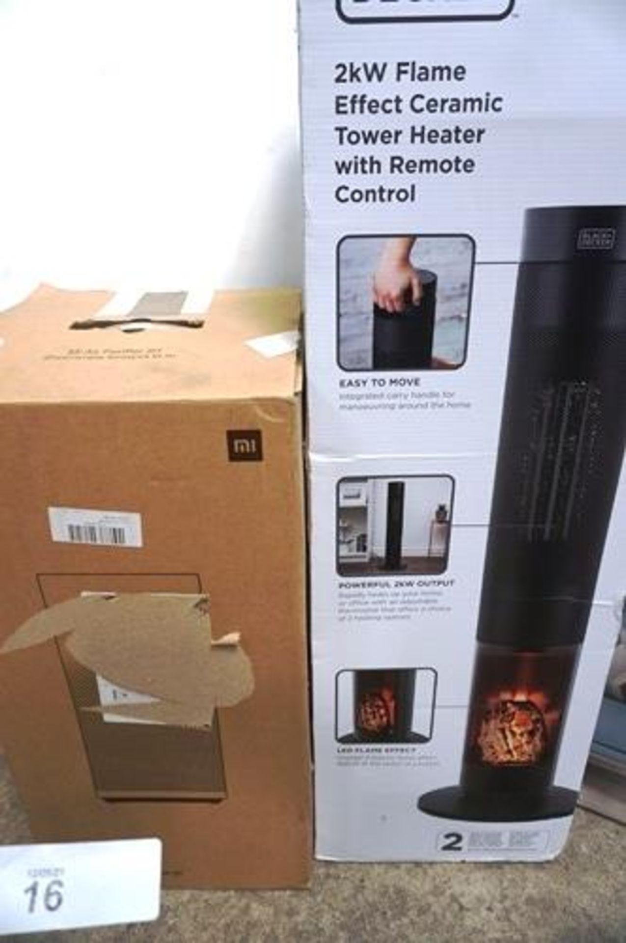 1 x MI Air Purifier 3H, together with 3 x heaters comprising Black & Decker 2kw ceramic heater, - Image 3 of 4
