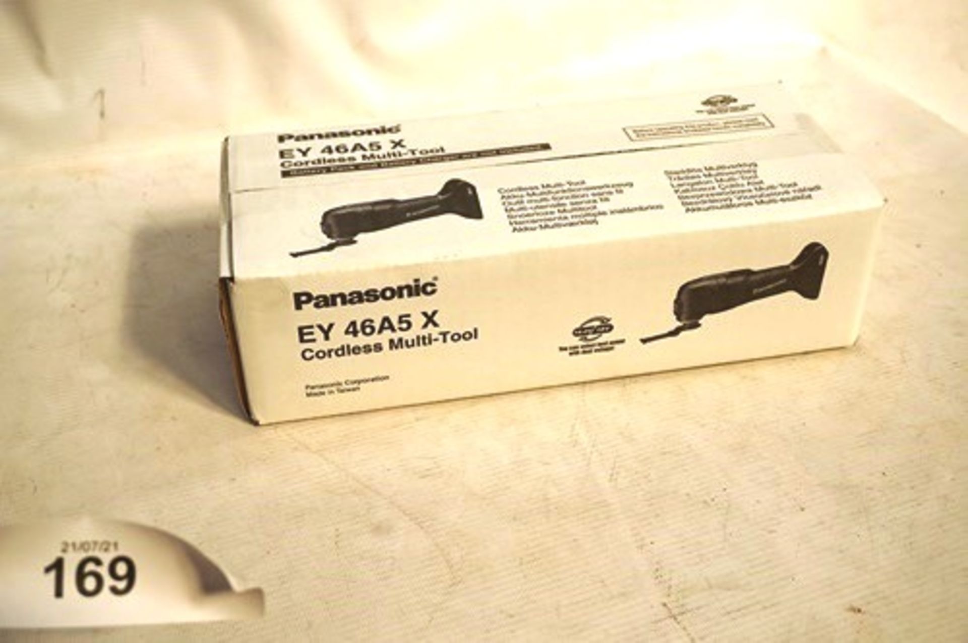 1 x Panasonic cordless multi tool, model EY46A5X, dual voltage - body only Sealed new in box (TC6)