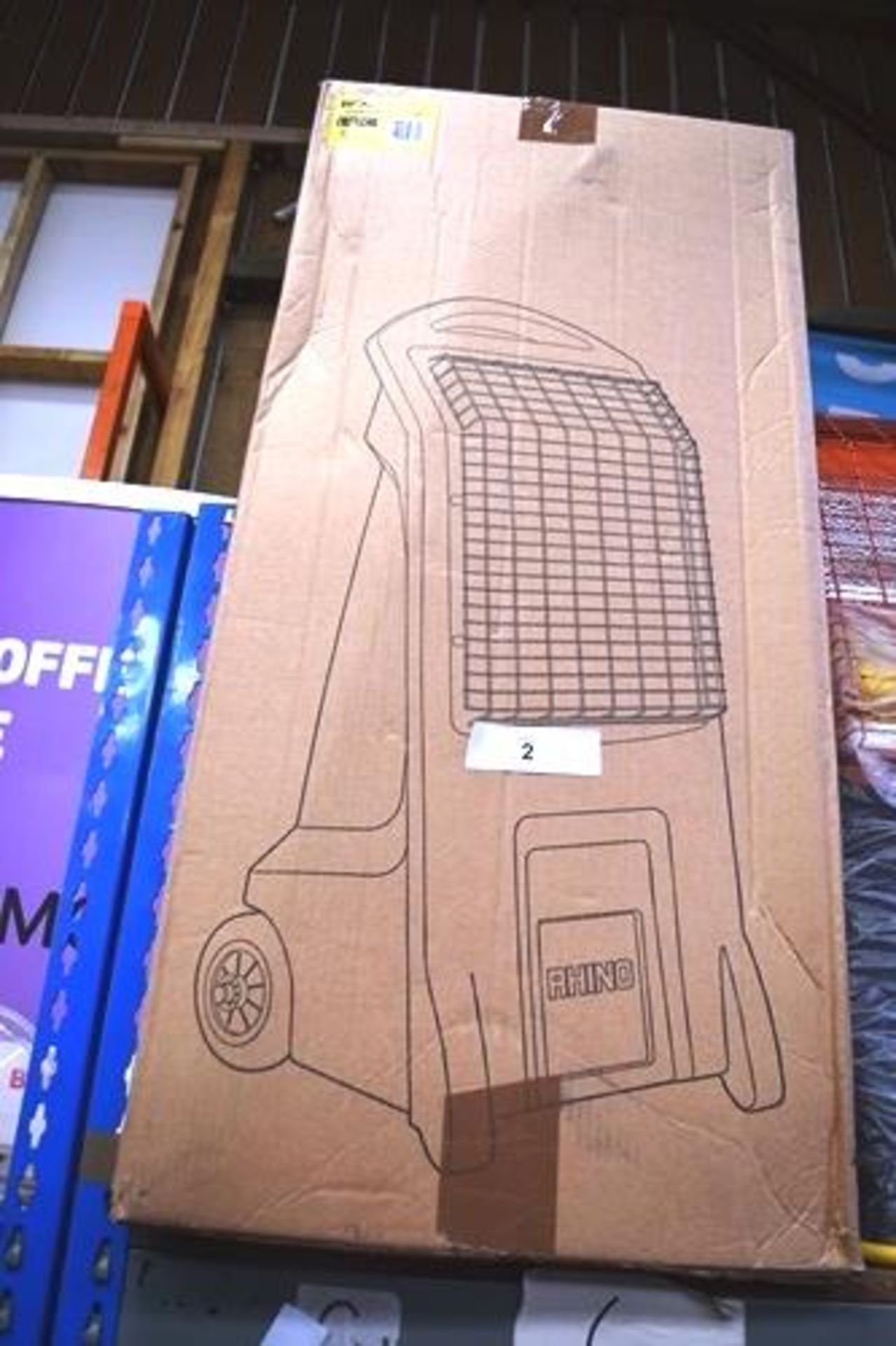 1 x Rhino warehouse heater, model TQ3, 110V - Boxed, Grade B (ES6)