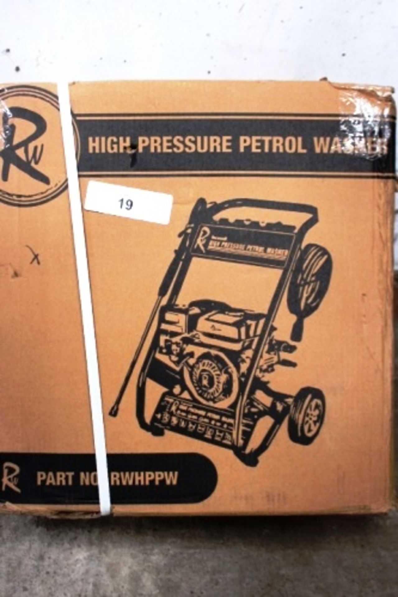 1 x RW high pressure petrol washer, model RWHPPW - Sealed new in box (ES5end)