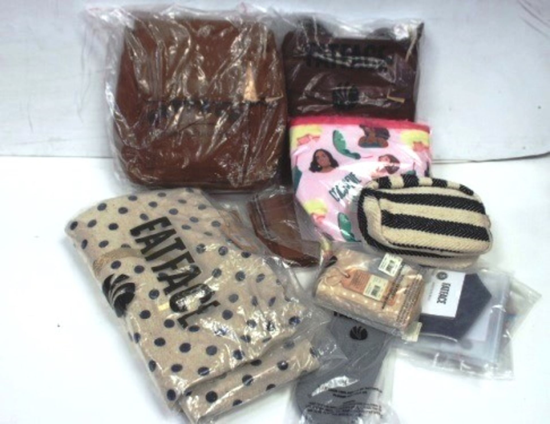 A selection of Fat Face bags and accessories including 1 x Ava Cross Body leather bag, purses,