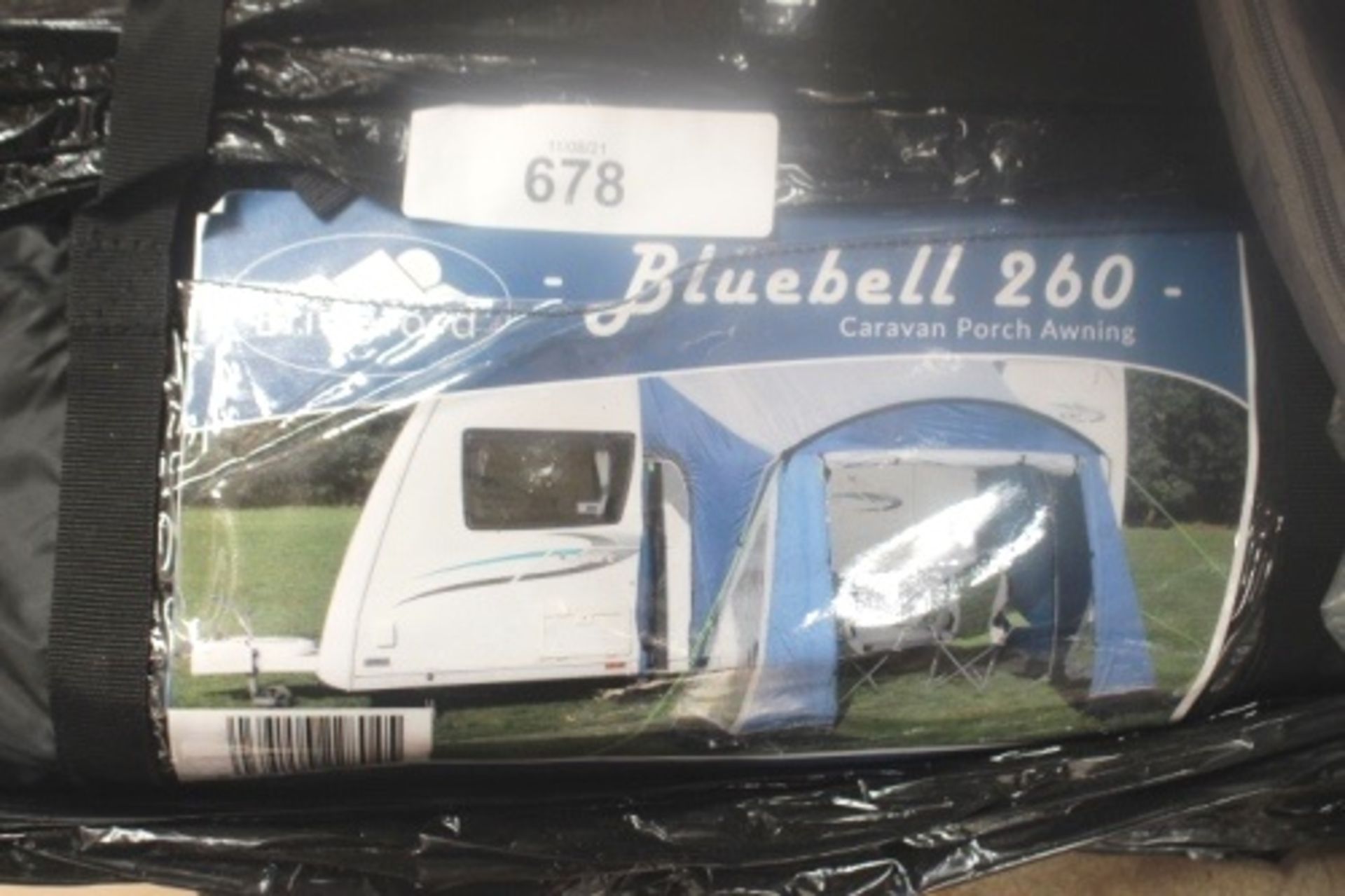 1 x Bridgford Bluebell 260 Caravan Porch Awning, 1 x Vango Camping Carpet CP120 240x300cm 1 x - Image 4 of 4