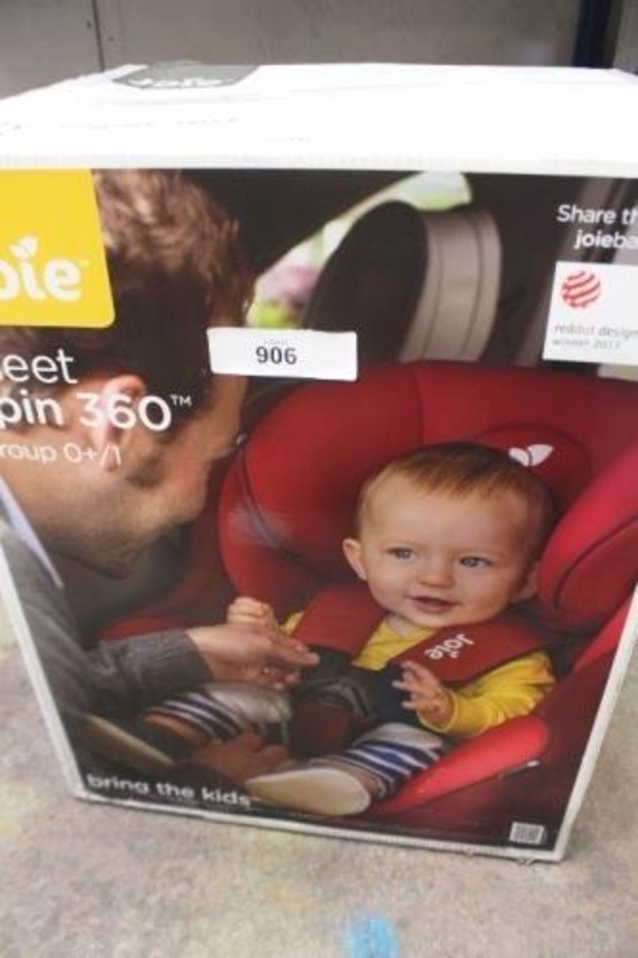 1 x Joie Meet Spin 360 car seat, group 0+/1, ember - Sealed new in box (GS33C)