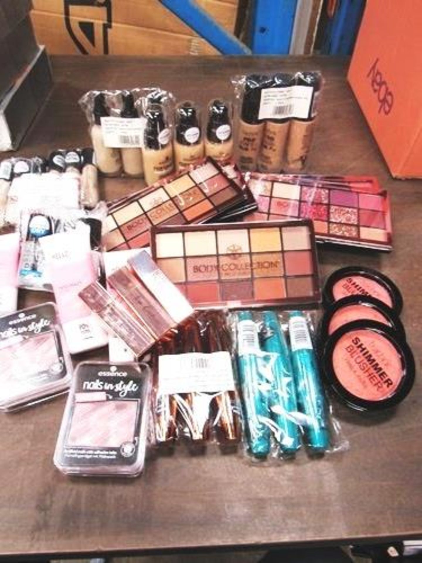 A good quantity of Essence cosmetics including palettes, lipsticks, foundations, concealer's