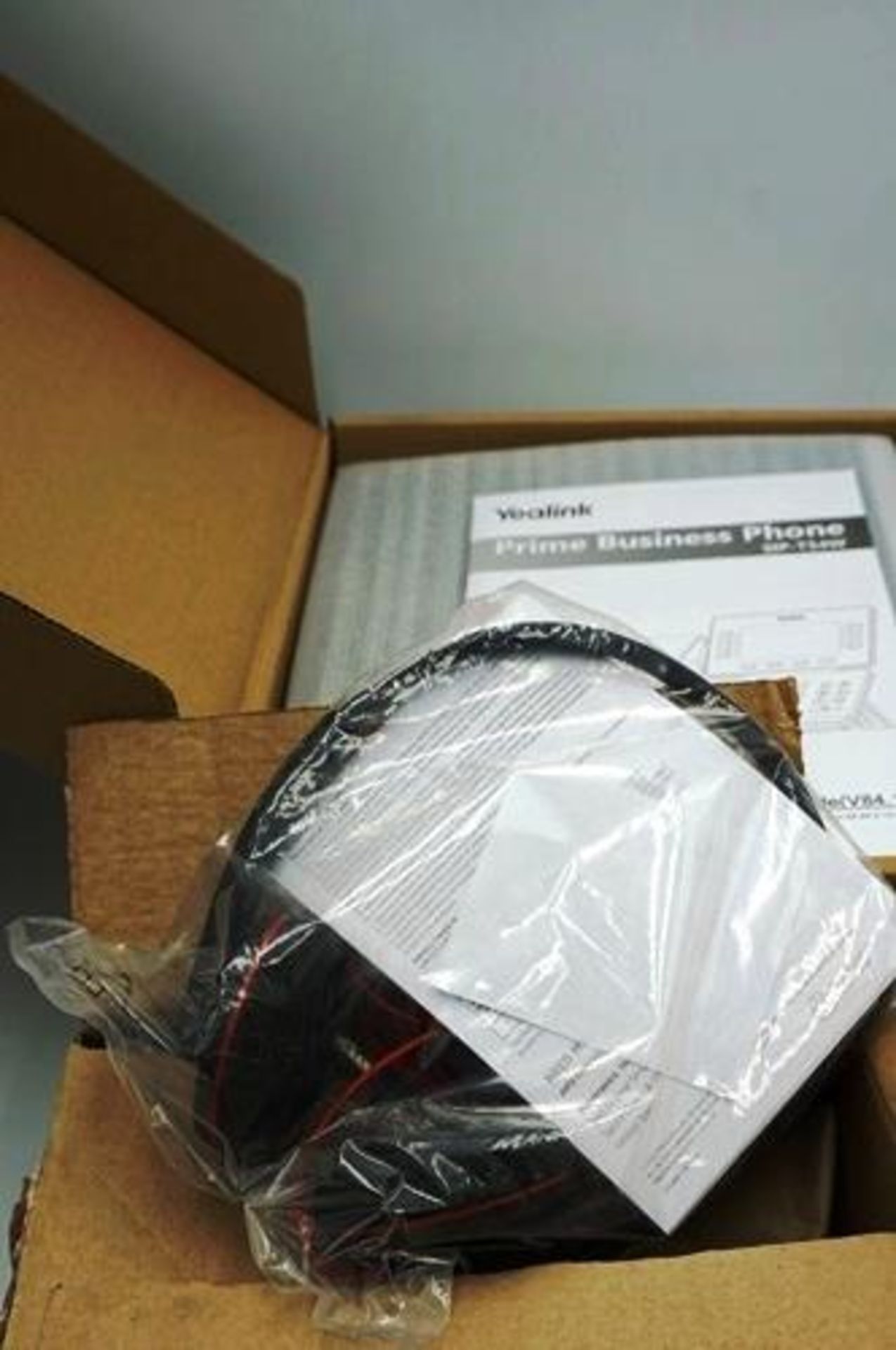 1 x Yeolink Prime Business phone, model SIP-T54W and 1 x Blackwire USB A headphones - New in box ( - Image 2 of 3