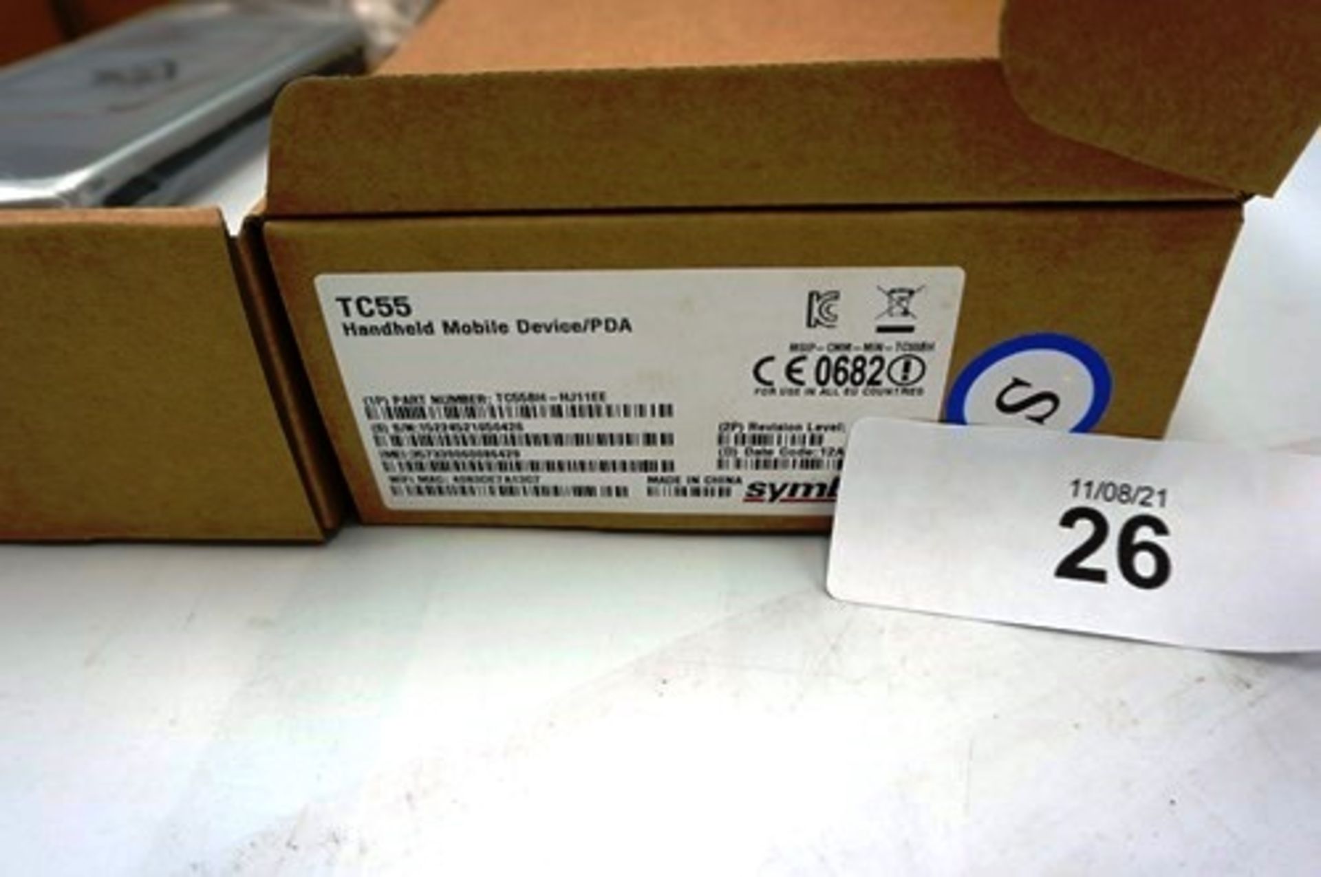 2 x Symbol TC55 handheld mobile retail PDA's, model TC55BH - Sealed new in box (C1)