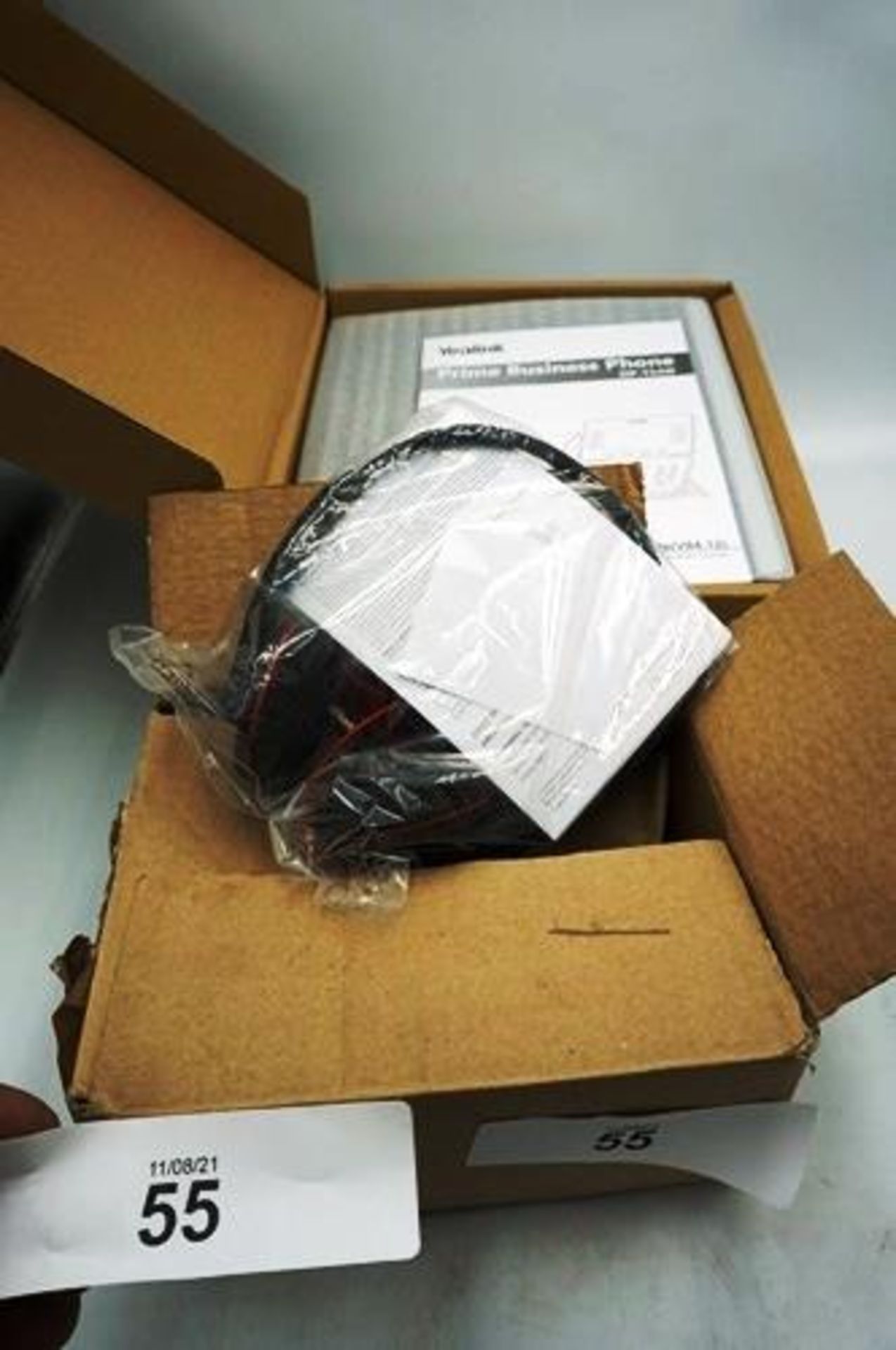 1 x Yeolink Prime Business phone, model SIP-T54W and 1 x Blackwire USB A headphones - New in box (