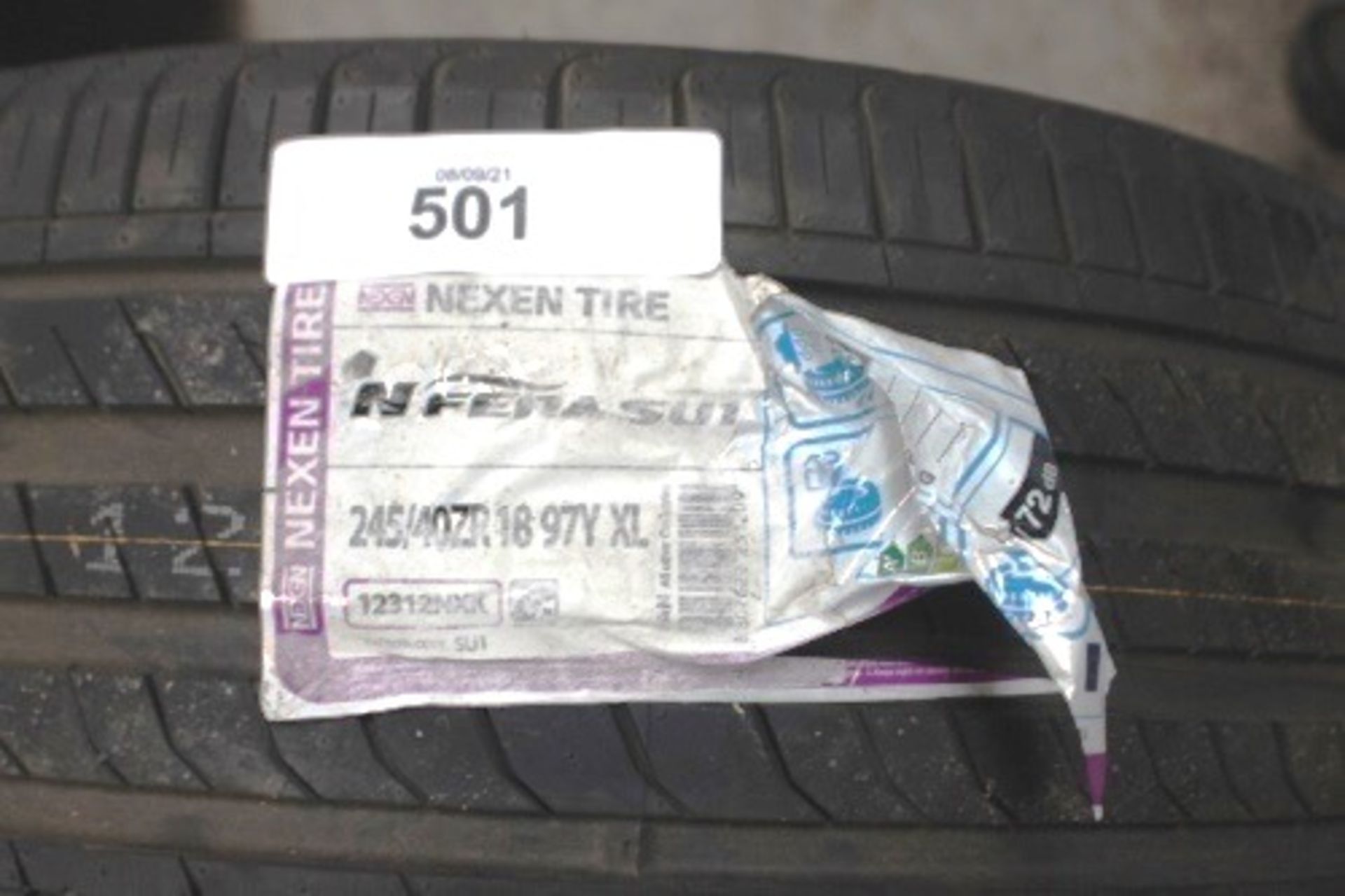 1 x Nexen N Fera SU1 tyre, 245/40 ZR18 - New (top shed)