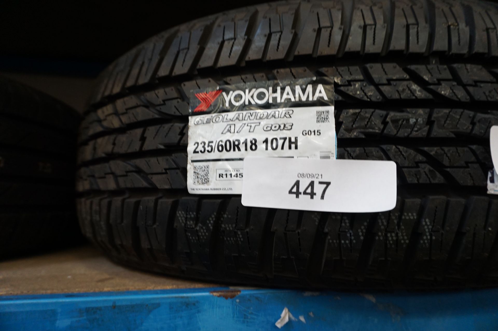 1 x Yokohama Geolander A/T tyre, 235/60 R 18 - New (GS12)
