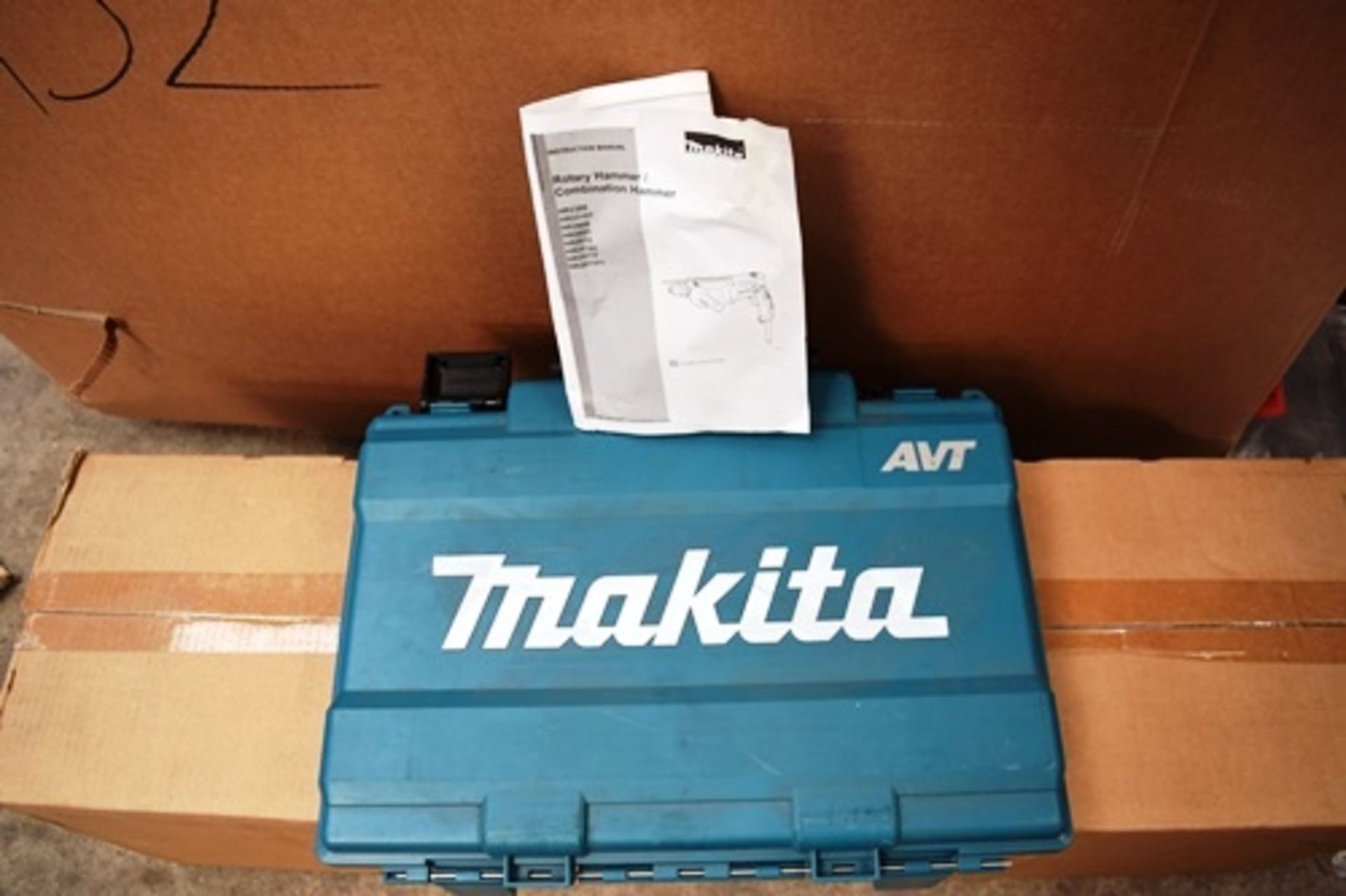 1 x Makita AVT rotary drill, model HR2611F, 240V, with instruction manual and case - Untested ( - Image 2 of 3
