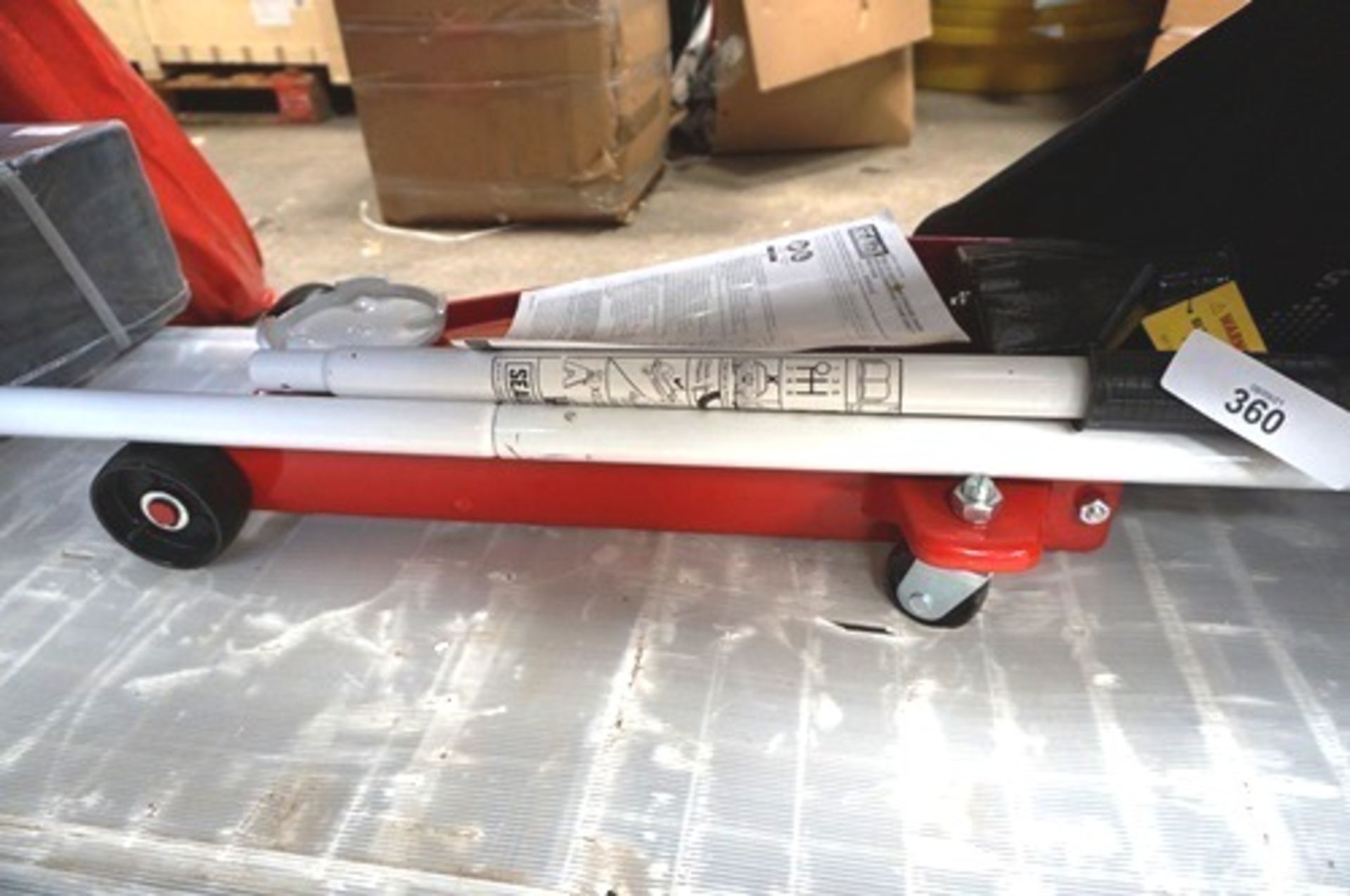 1 x Sealey trolley jack, 3 tonne standard chassis, model 3010CX.V2 - New, unboxed (GS6)