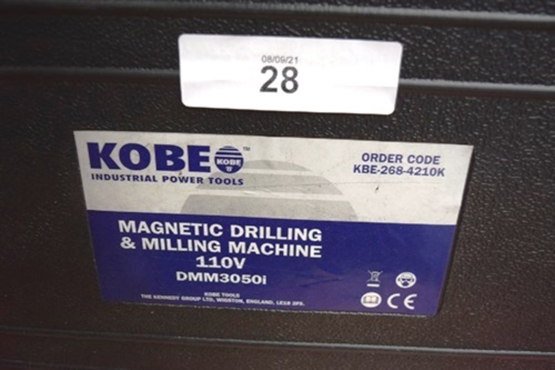 1 x Kobe magnetic drilling milling machine, model KBD268-4210K, 110V with accessories and in - Image 2 of 2