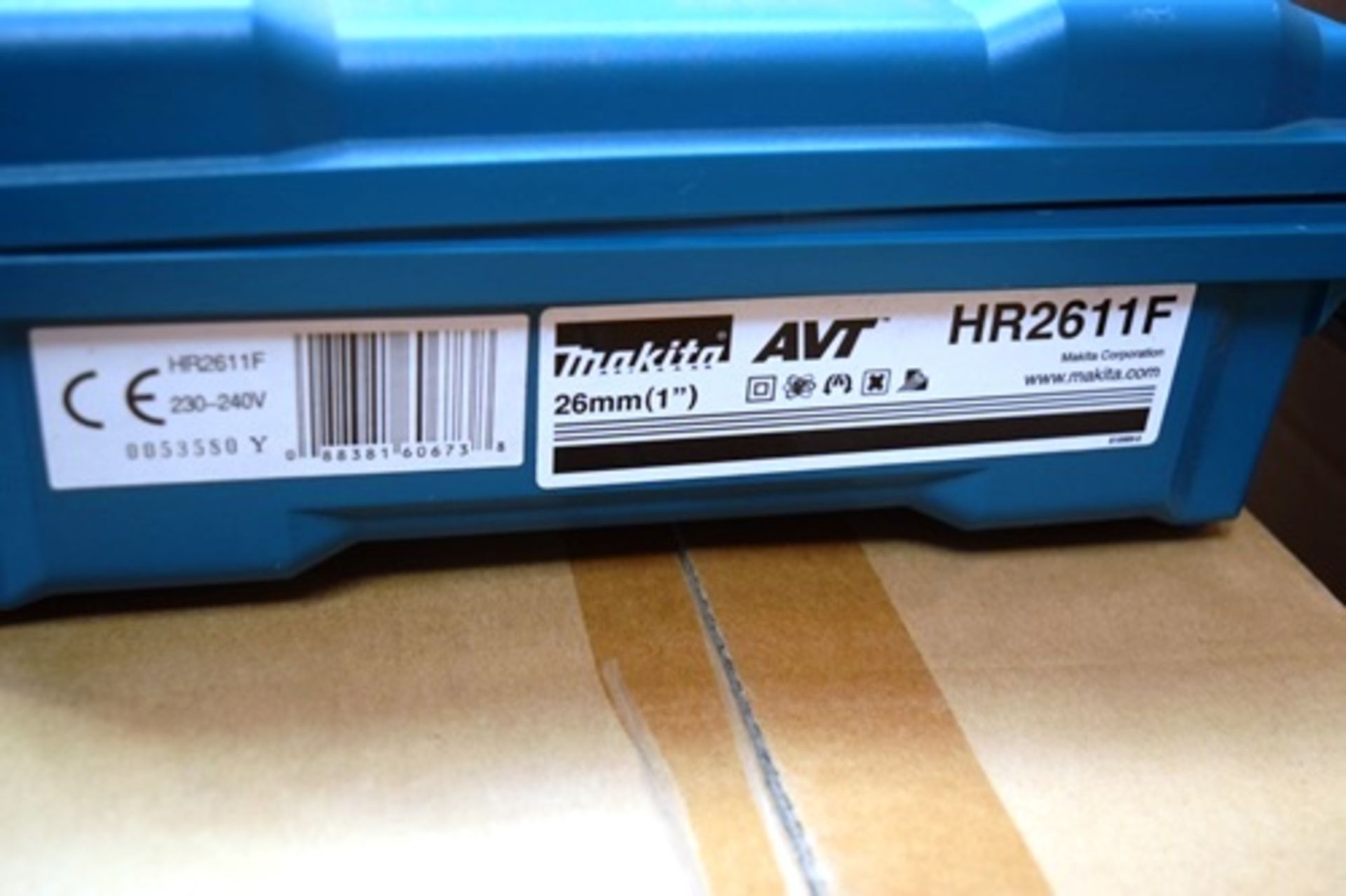 1 x Makita AVT rotary drill, model HR2611F, 240V, with instruction manual and case - Untested ( - Image 3 of 3