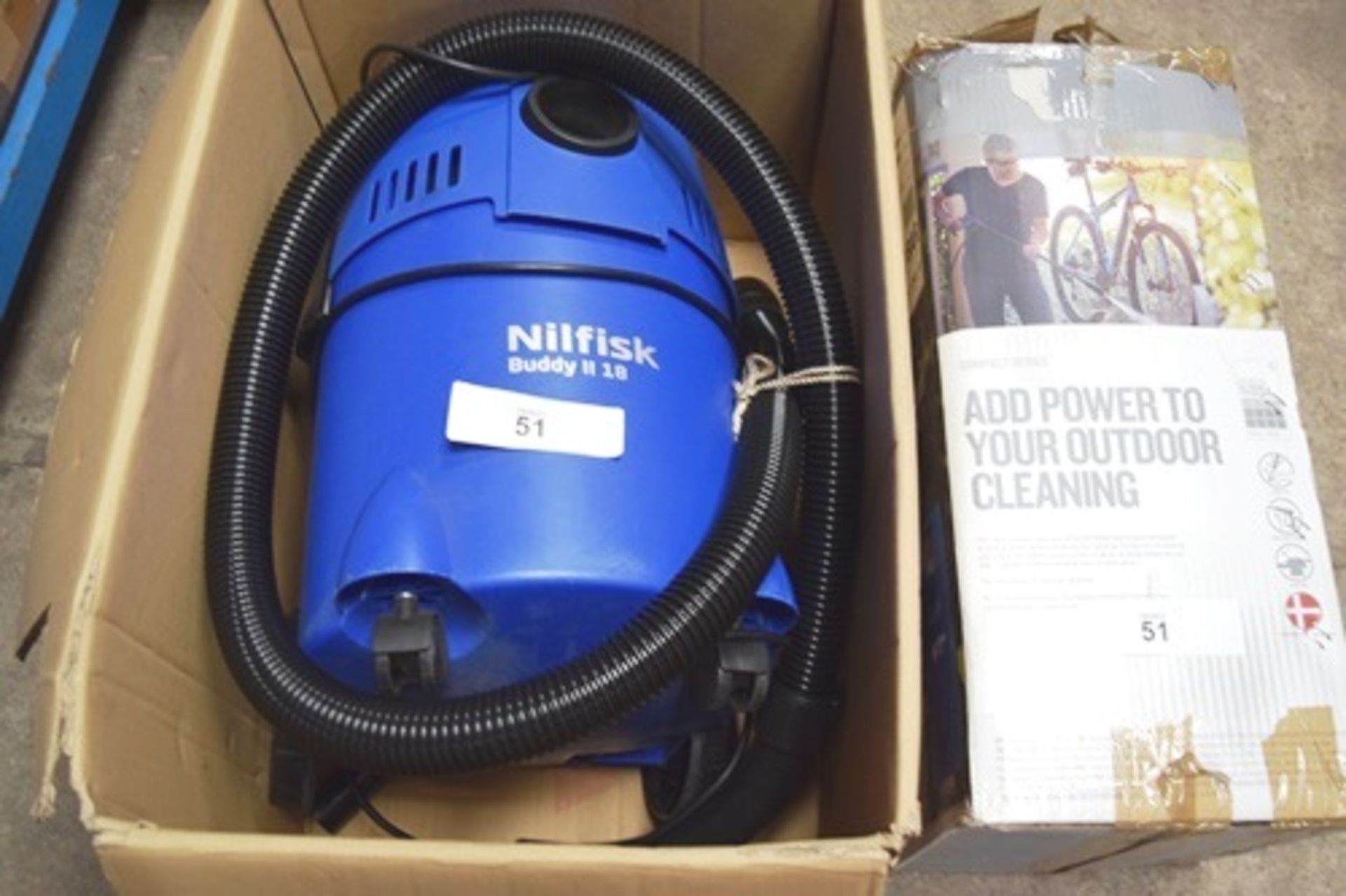 1 x Nilfisk compact series high pressure washer, model CI20.7-6, 240V, together with 1 x Nilfisk