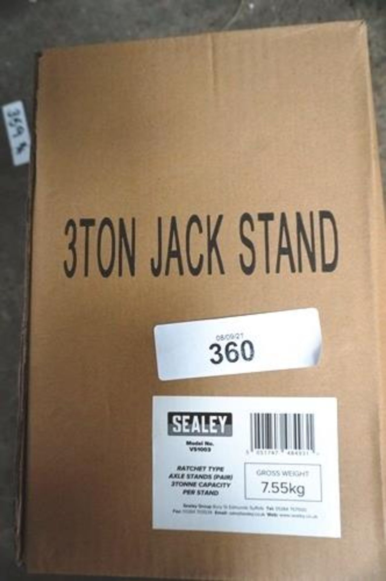1 x Sealey trolley jack, 3 tonne standard chassis, model 3010CX.V2 - New, unboxed (GS6) - Image 2 of 2