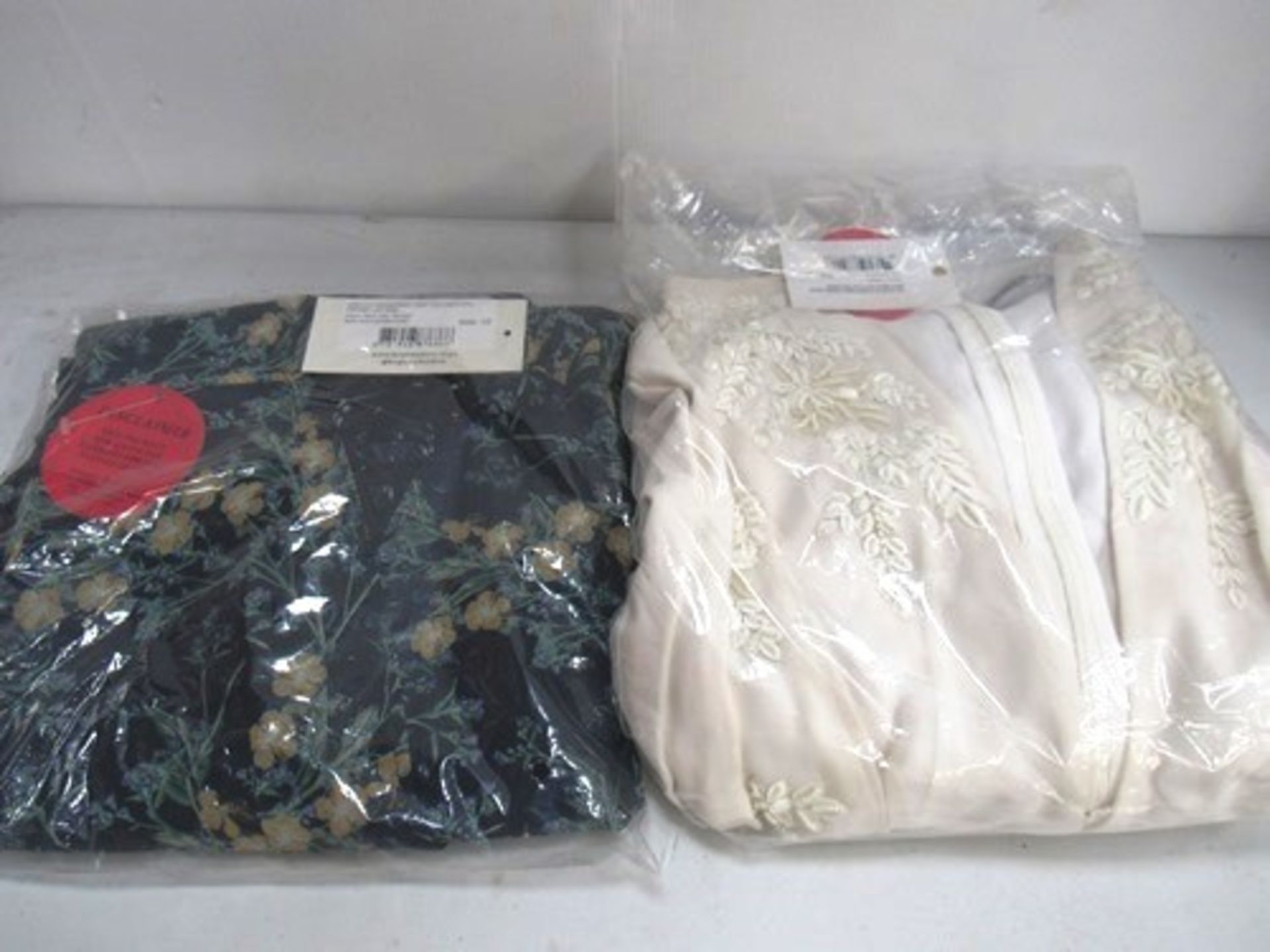 2 x Hope & Ivy dresses comprising Juliette plunge, size 12 and Kimono front midi dress, size 16 -