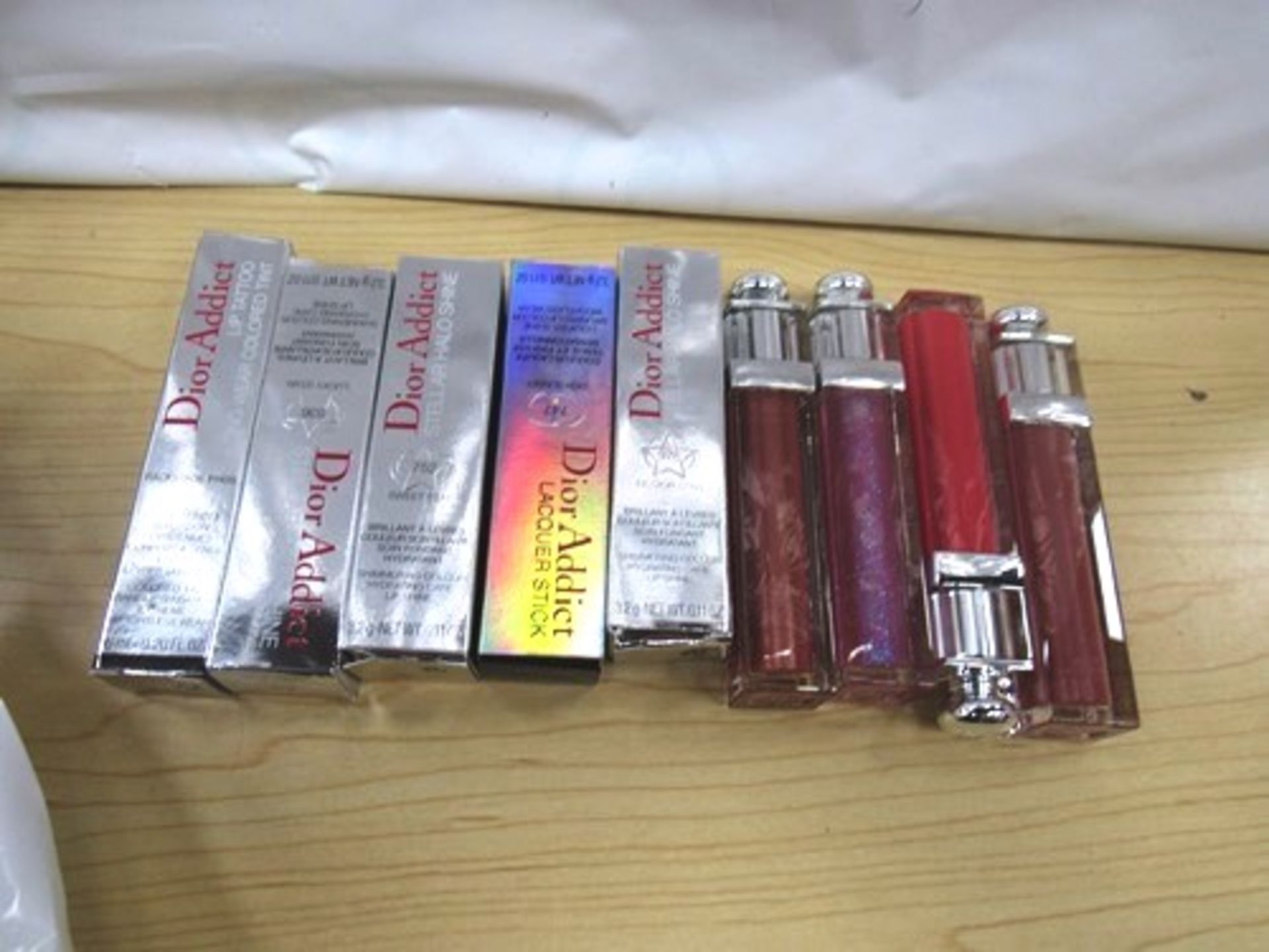 9 x Dior Addict lip products, 4 unboxed - New (C14B)