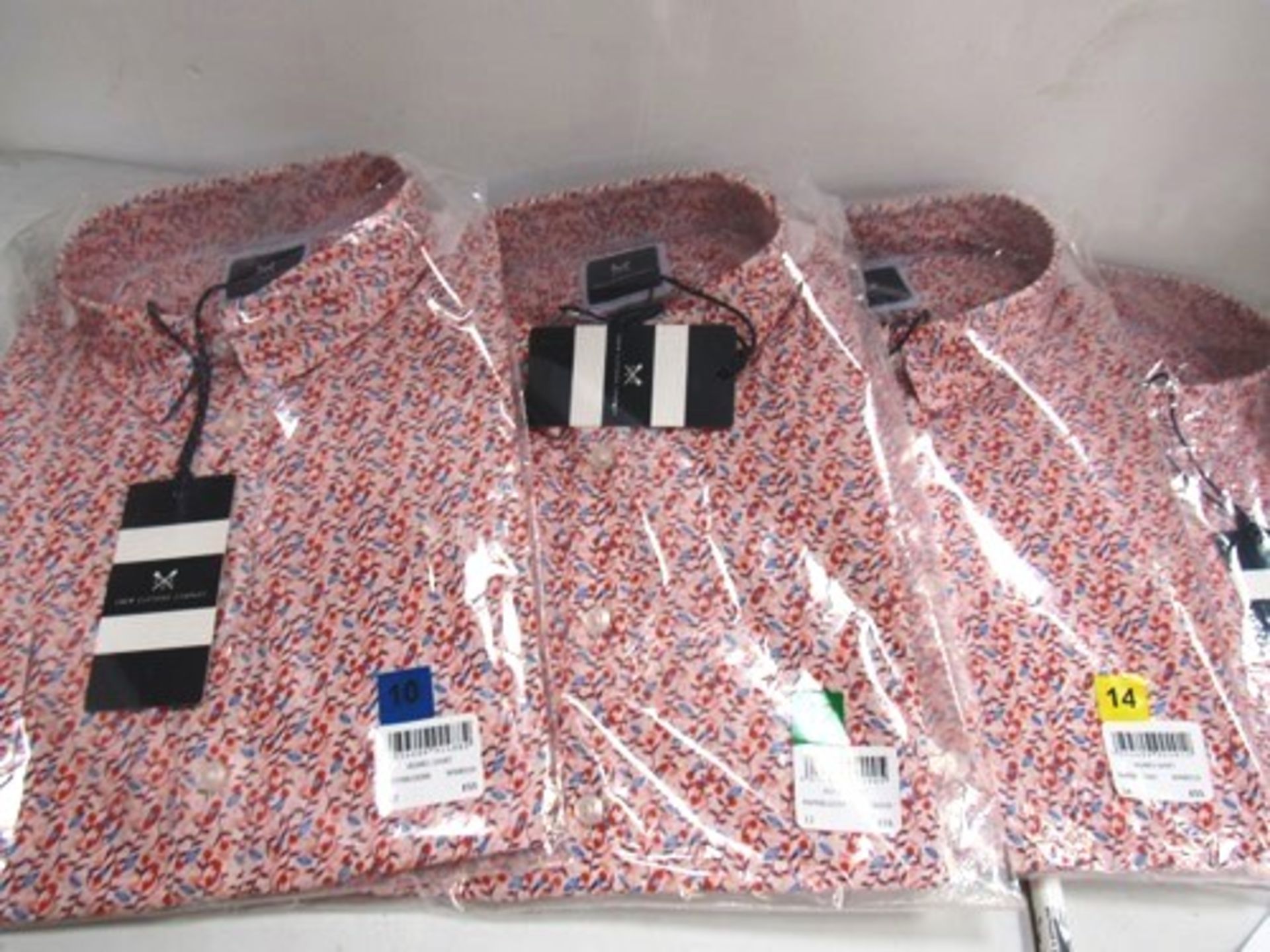 4 x Crew Clothing Agnes shirts, size 10, 12 and 14, RRP £55.00 each - Sealed new in pack (1A)