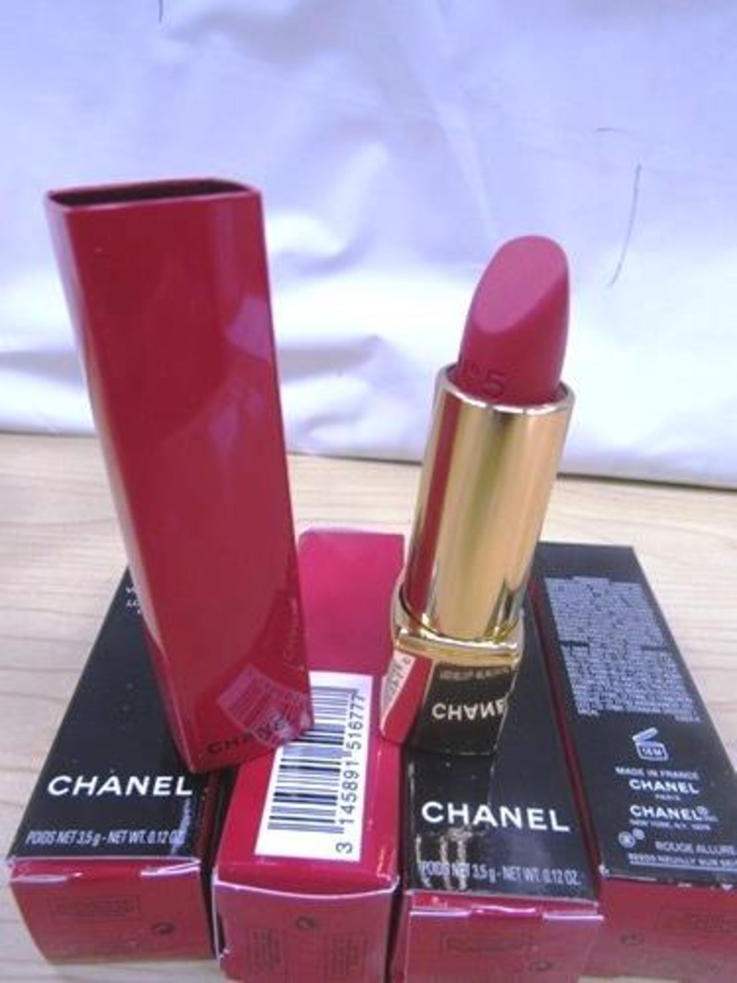 4 x Chanel No. 5 Allure velvet lipsticks - New in box (C14B)