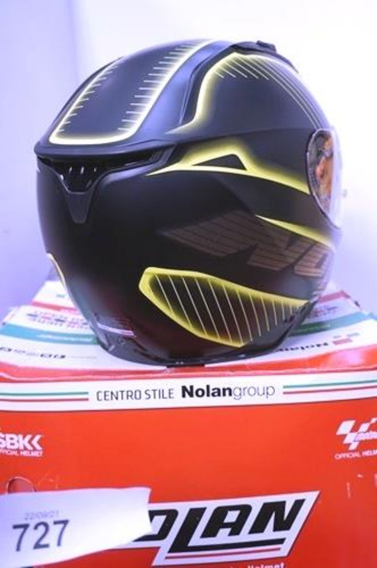 1 x Nolan flat back N87 motorcycle helmet, type Harp -N-Com, size XS, RRP £189.00 - New in box ( - Image 2 of 2