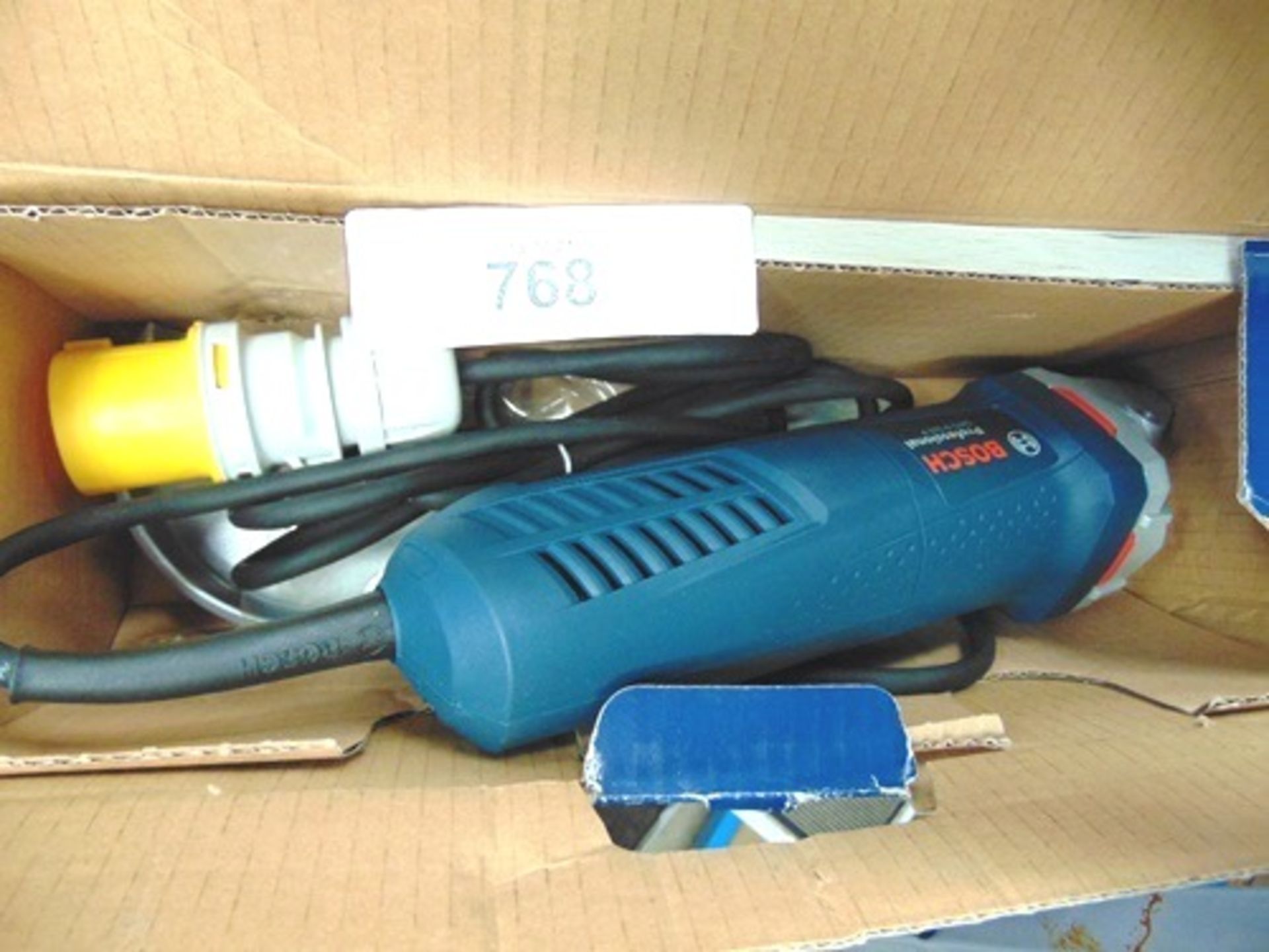 1 x Bosch angle grinder, Model G90-260, 900W, 110V - powers on ok (Grade B) (ES16) - Image 2 of 2