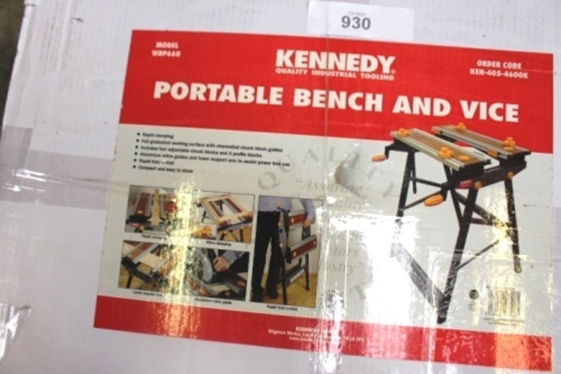 3 x Kennedy portable bench and vice kits - Grade B (SWR)