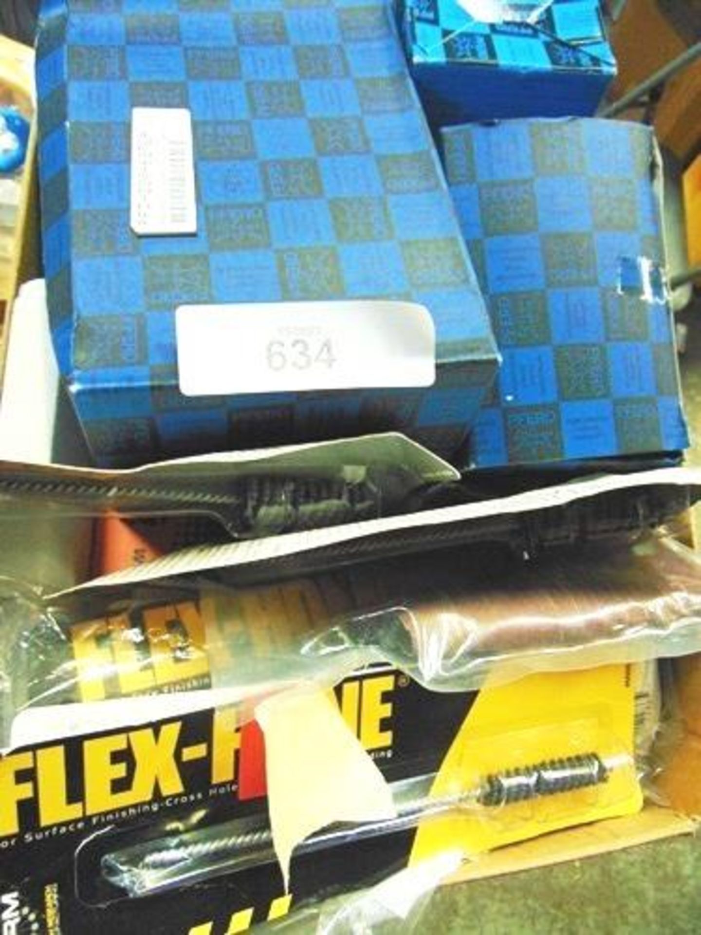 2 x boxes of assorted abrasives, linish belts, cutting discs etc (Grade B) (SW5)