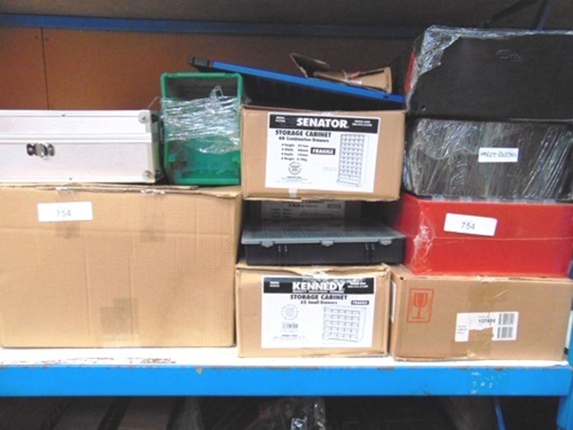 A good selection of workshop storage units including Kennedy, Senator and Raaco etc (Grade B) (