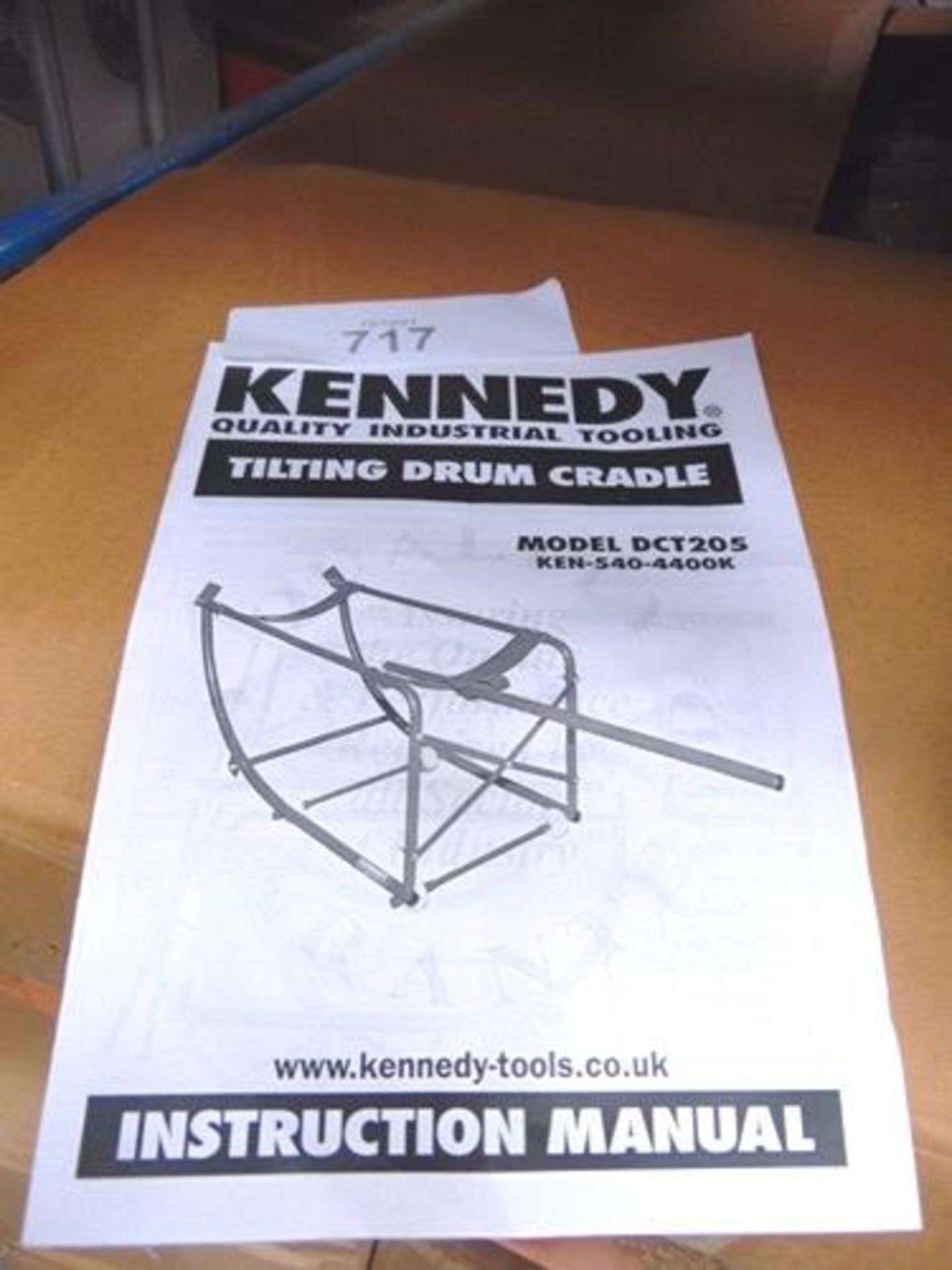 1 x Kennedy tilting drum cradle, model DCT205 - New in box (ES11) - Image 2 of 2