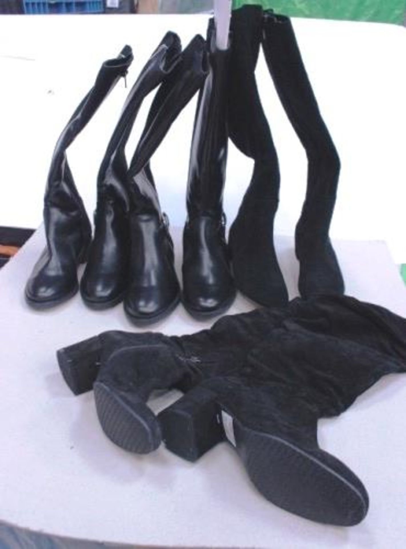 4 x pairs of ladies long boots, brands Clarks and Nine West, in various sizes - New (E2C) - Image 2 of 2