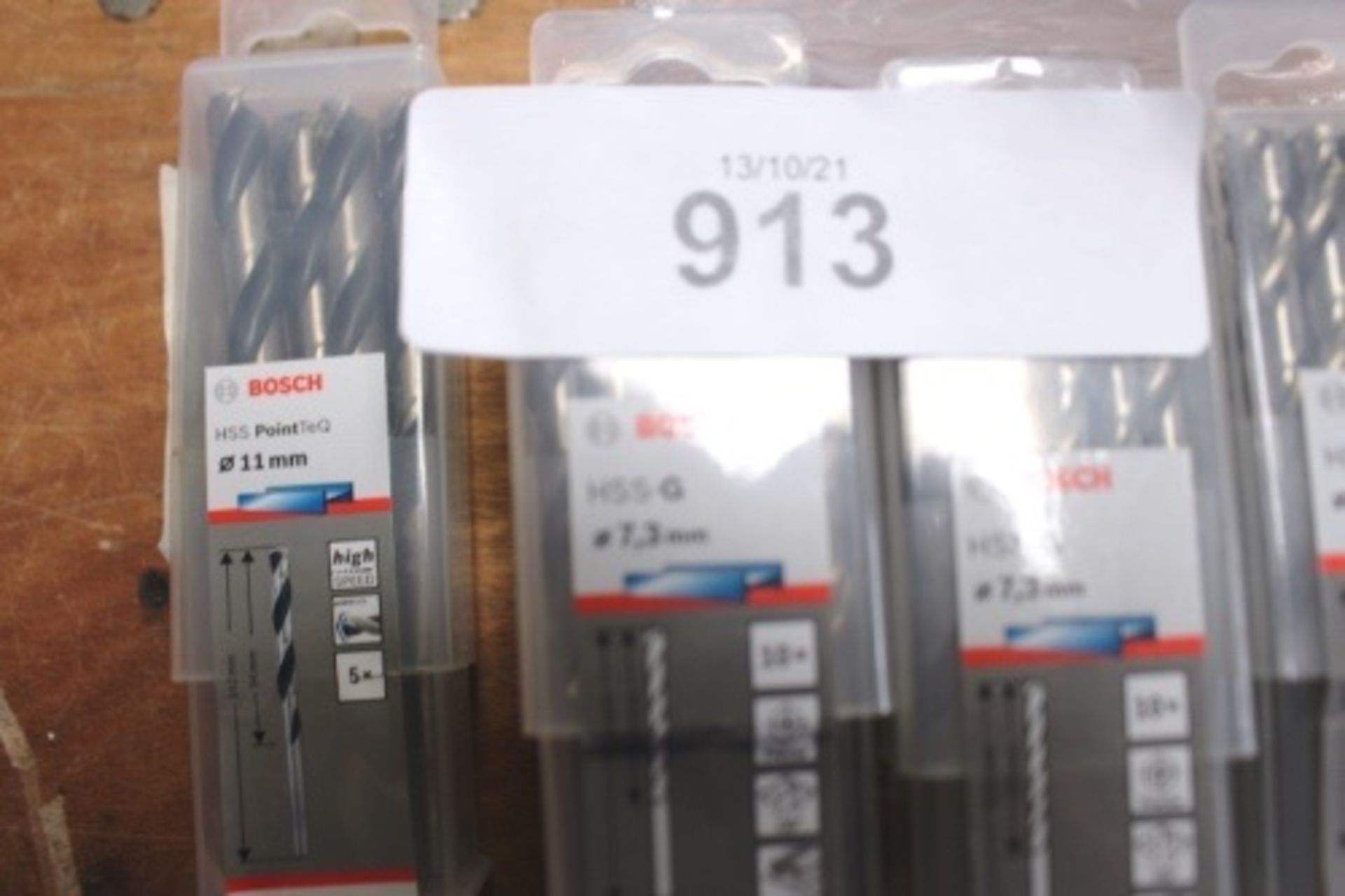 13 x packs of Bosch HSSG 7.3mm drills and 1 x pack of 5 x 11mm - Grade B (SW9) - Image 3 of 3