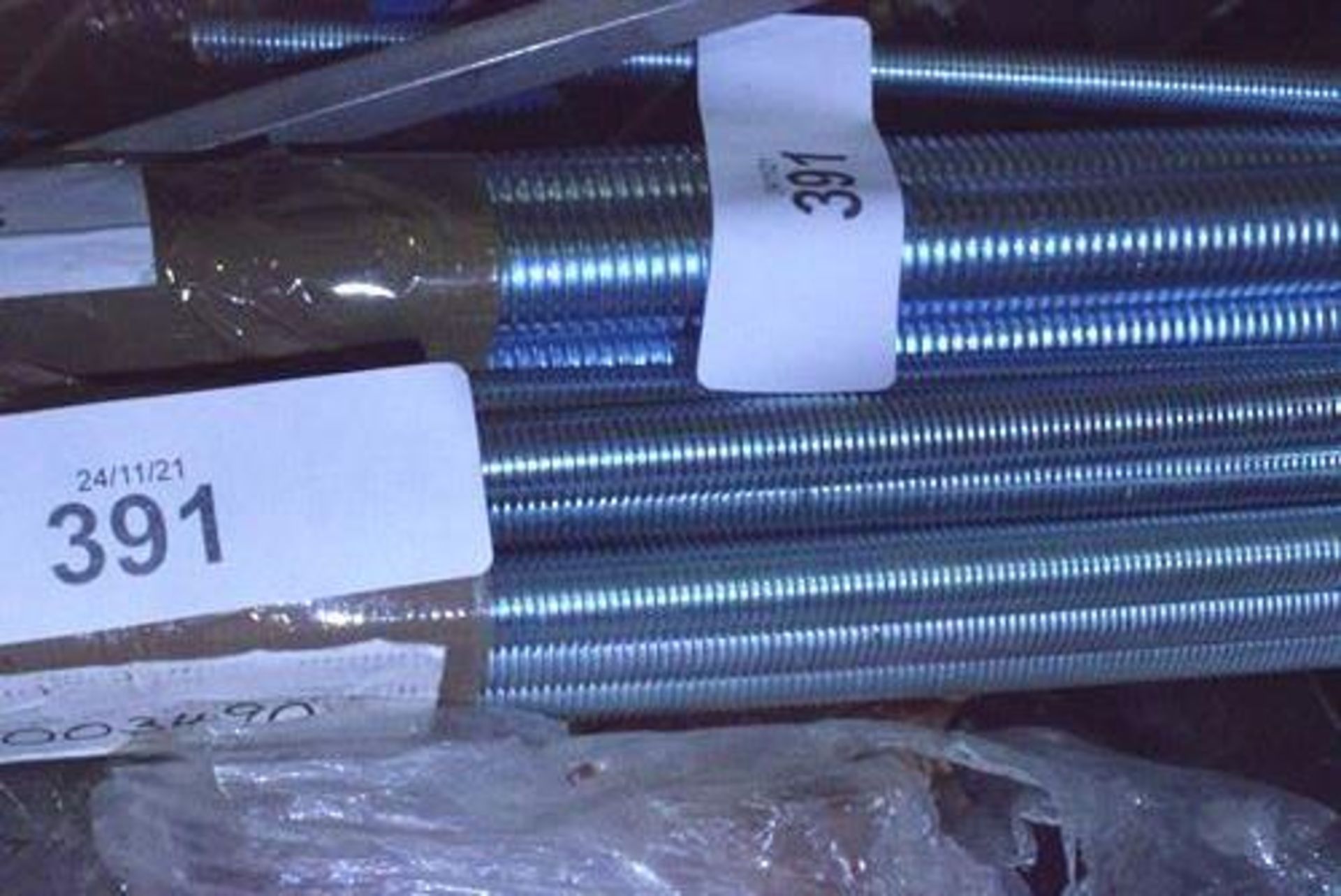 A quantity of threaded bar including 5 x 1m x 20mm, 10 x 1m x 15mm etc. - New (TC5)