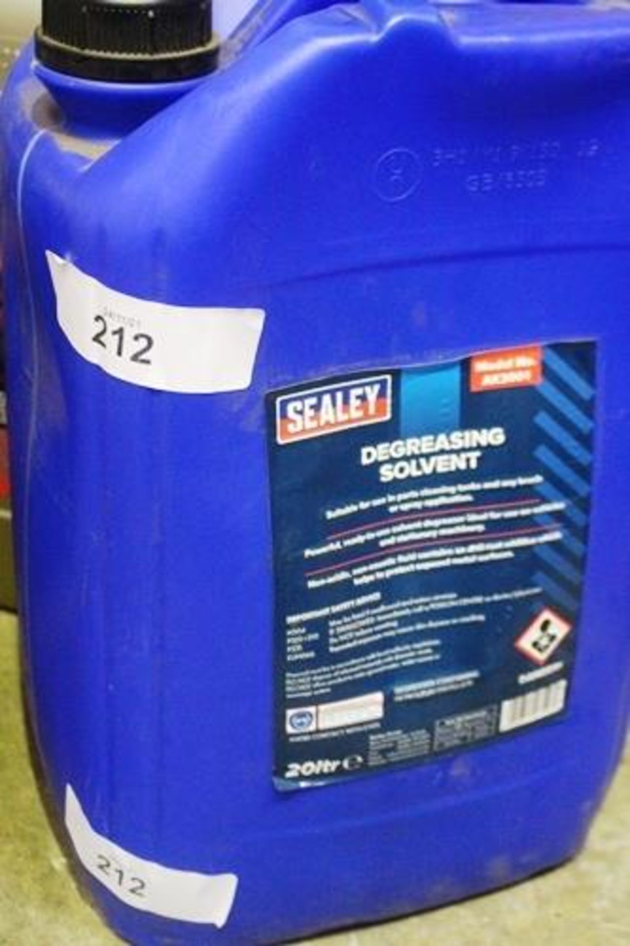 1 x 20lr bottle of Sealey degreasing solvent, AK2001- New (GS9)