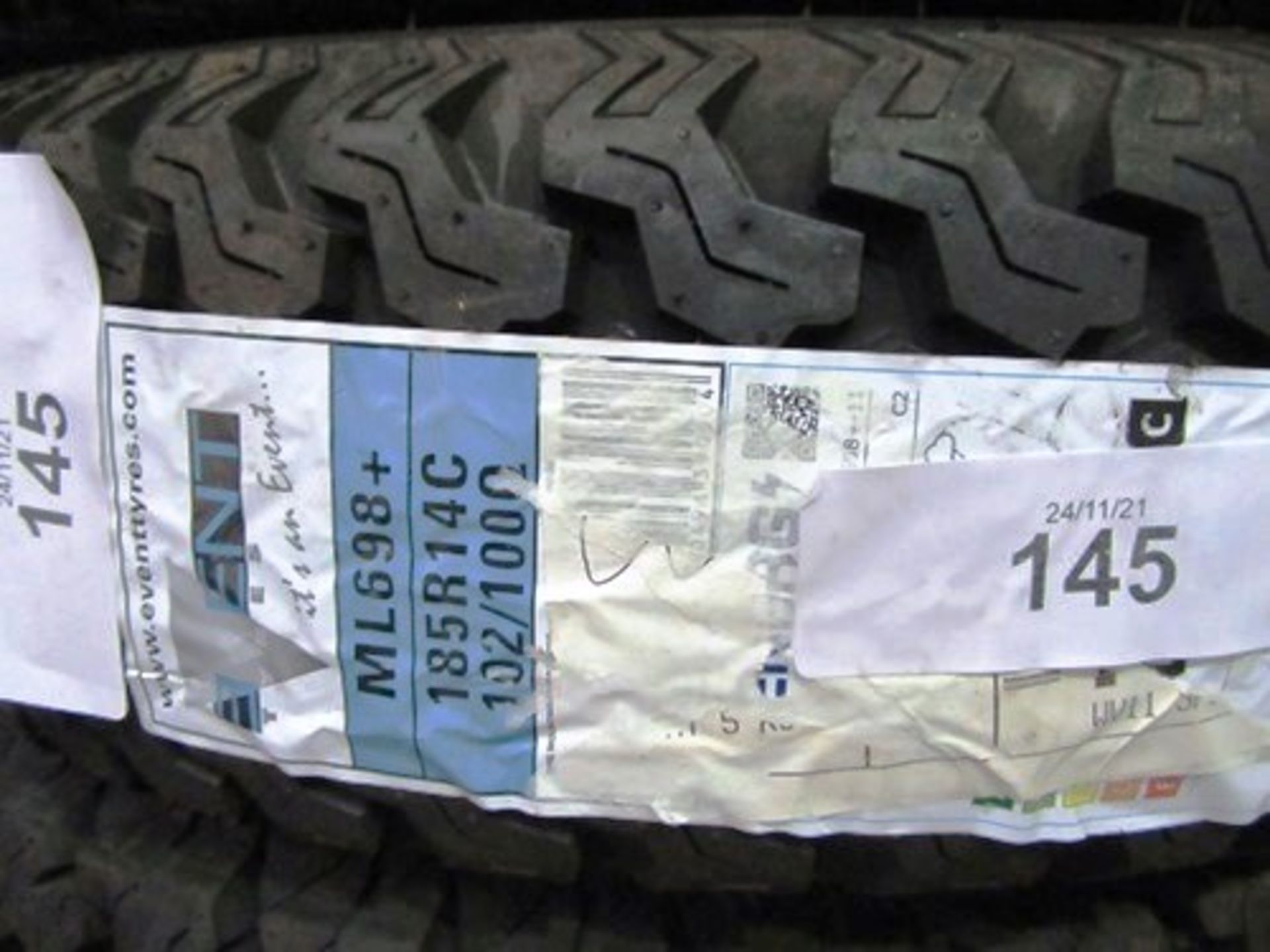 1 x Event Tyres ML698+ tyre, size 185R14C 102/100Q - New with label (GS19)