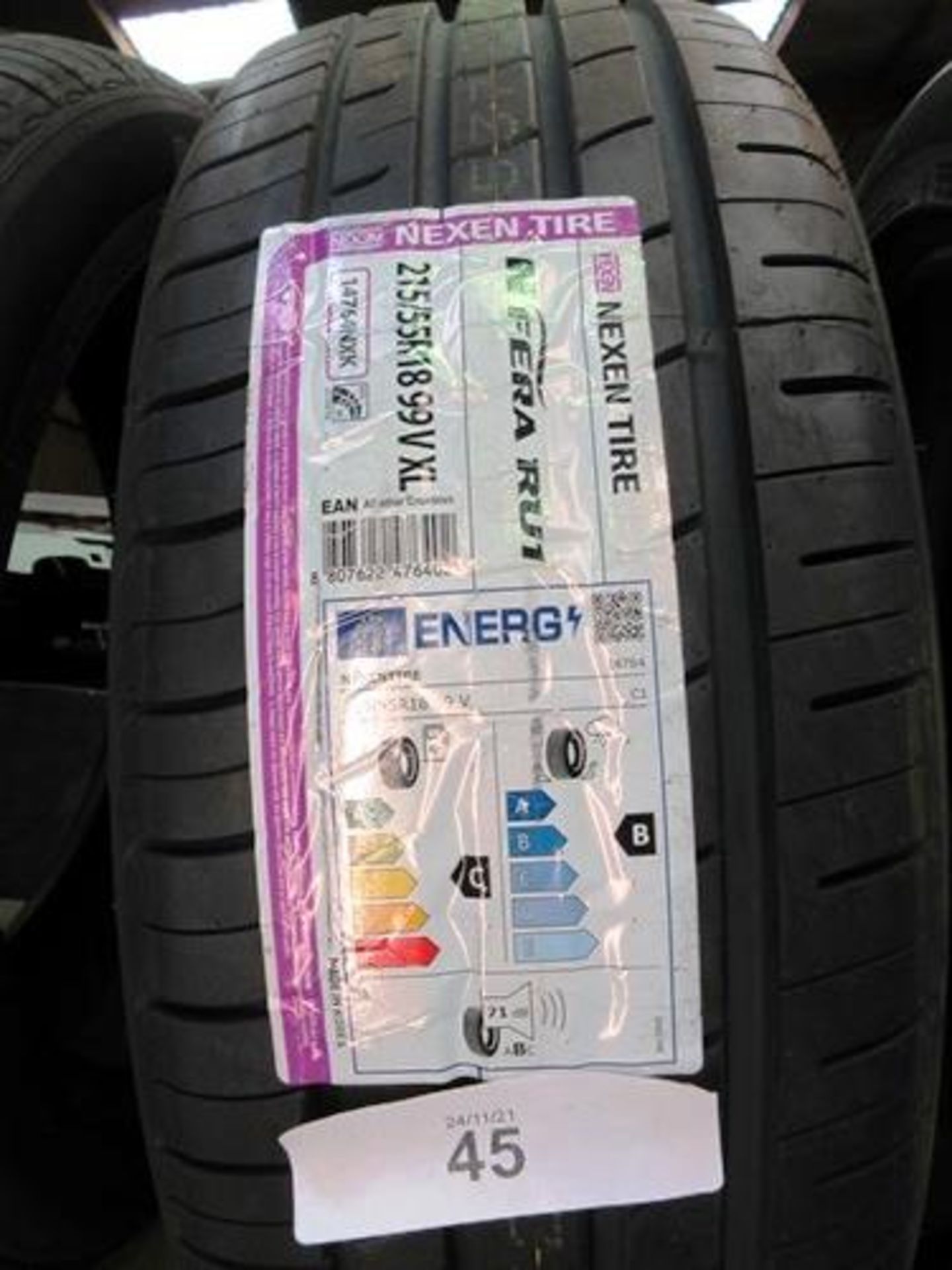 3 x Nexen N Fera RU1 tyres, size 215/55R18 99V XL, 2 new with labels and 1 x new (GS15) - Image 2 of 2